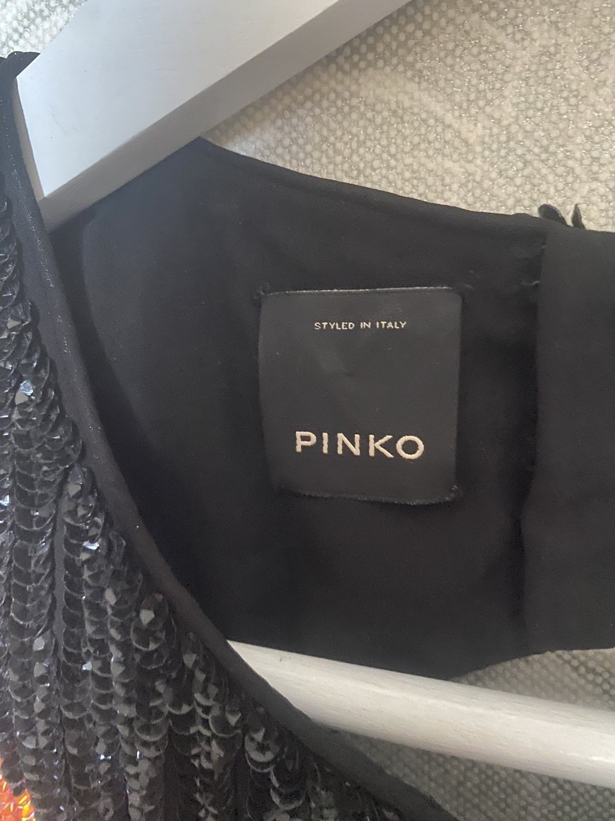 Pinko Authentic PINKO Pallavolista Sequin Color-Block Mini Dress Size S / US 4 / IT 40 - 10 Thumbnail