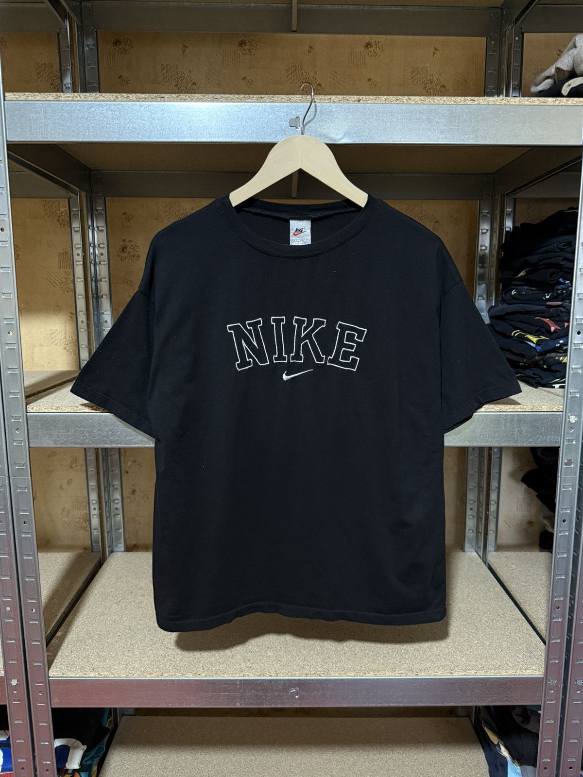 Nike × Vintage 🇺🇸 Vintage 90’s Nike American Retro USA Bootleg T-shirt Y2K Size US M / EU 48-50 / 2 - 1 Thumbnail