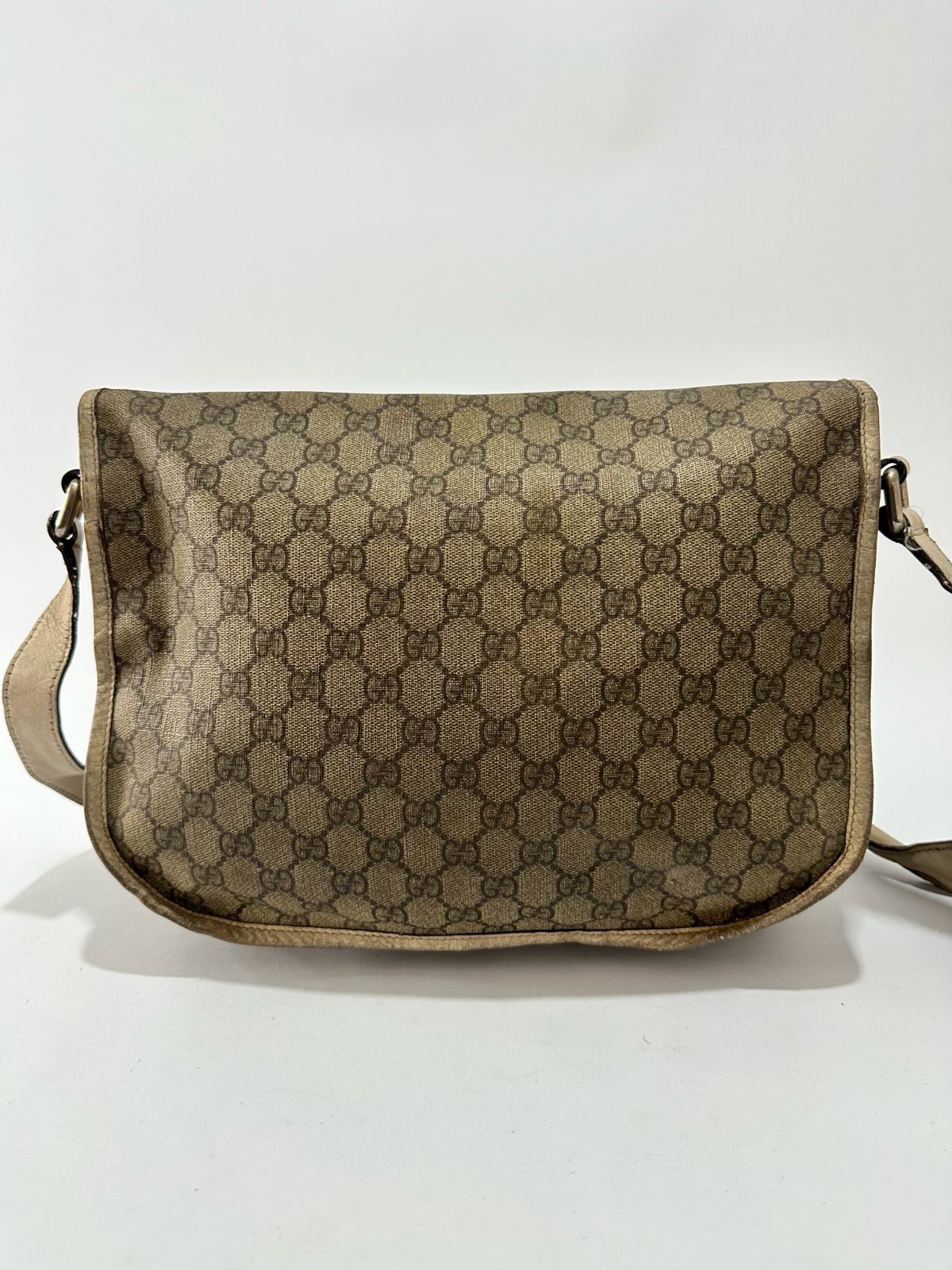 Gucci GUCCI Monogram Medium Double Buckle Flap Messenger Bag Size ONE SIZE - 2 Thumbnail