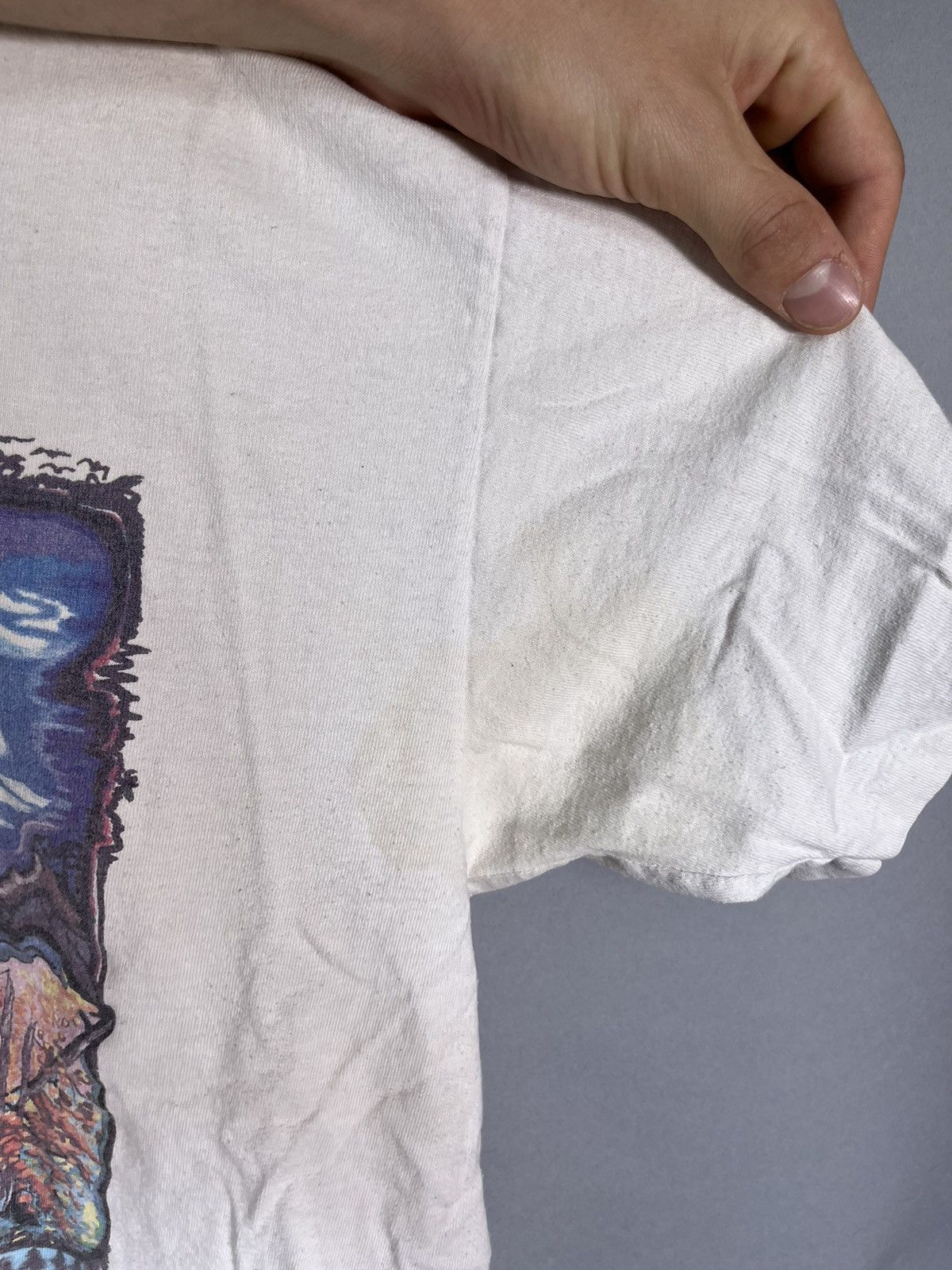 Vintage Vintage Crazy Wolf Graphic Nature Beauty Tee Size US L / EU 52-54 / 3 - 5 Thumbnail