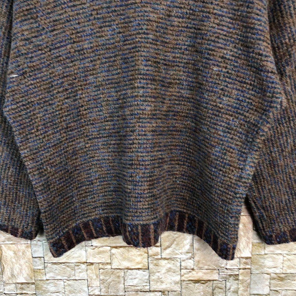 Homespun Knitwear × Japanese Brand × Vintage FDN Brown rainbow vintage Knitwear #A859 Size S / US 4 / IT 40 - 6 Thumbnail