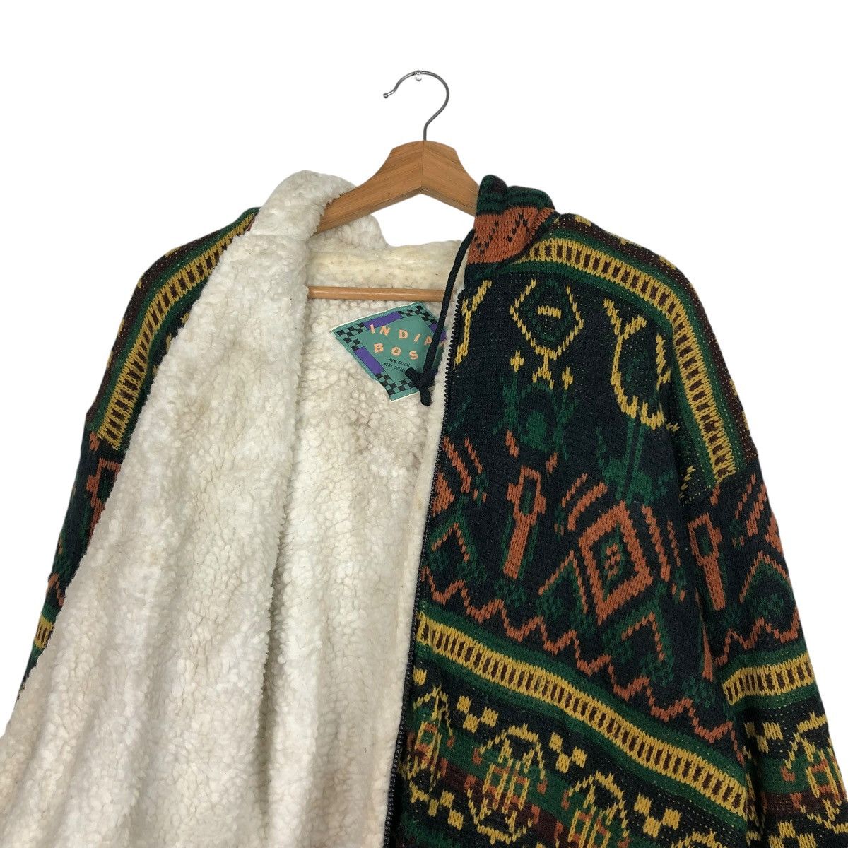 Japanese Brand 🔥VINTAGE BOMBER JACKET INDIAN BOSS NAVAJO NATIVE DESIGN Size US L / EU 52-54 / 3 - 13 Thumbnail