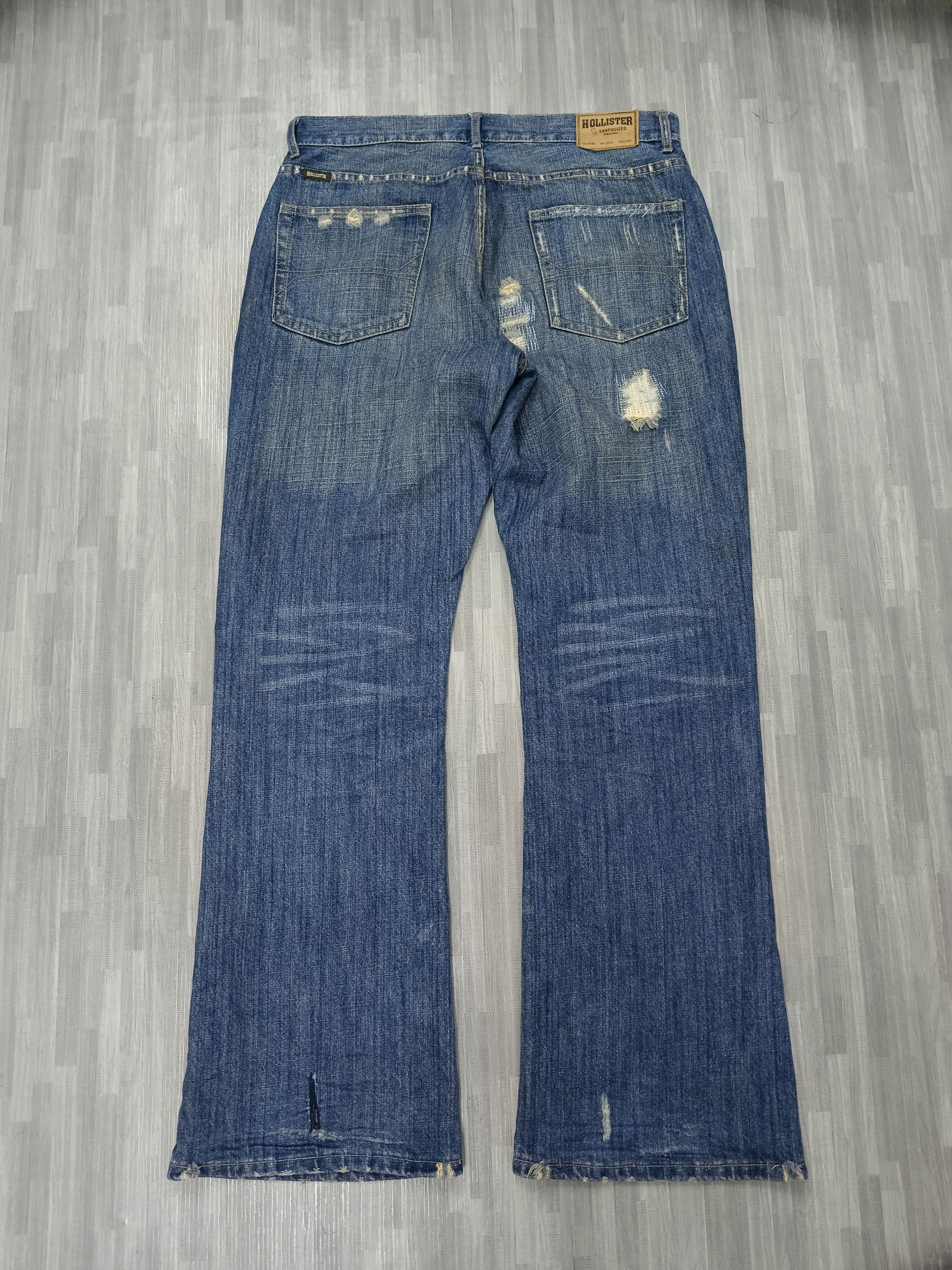 Hollister SICK FLARE HOLLISTER DENIM PANTS Size US 34 / EU 50 - 3 Thumbnail