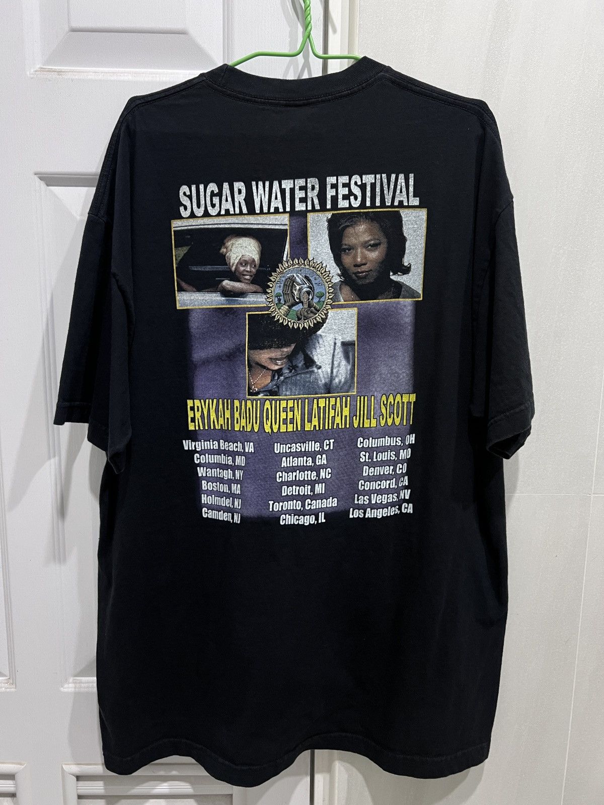 Rap Tees VTG SugarWaterFest Erykah Badu Latifah Jill Scott R&B Hiphop Size US XL / EU 56 / 4 - 2 Thumbnail