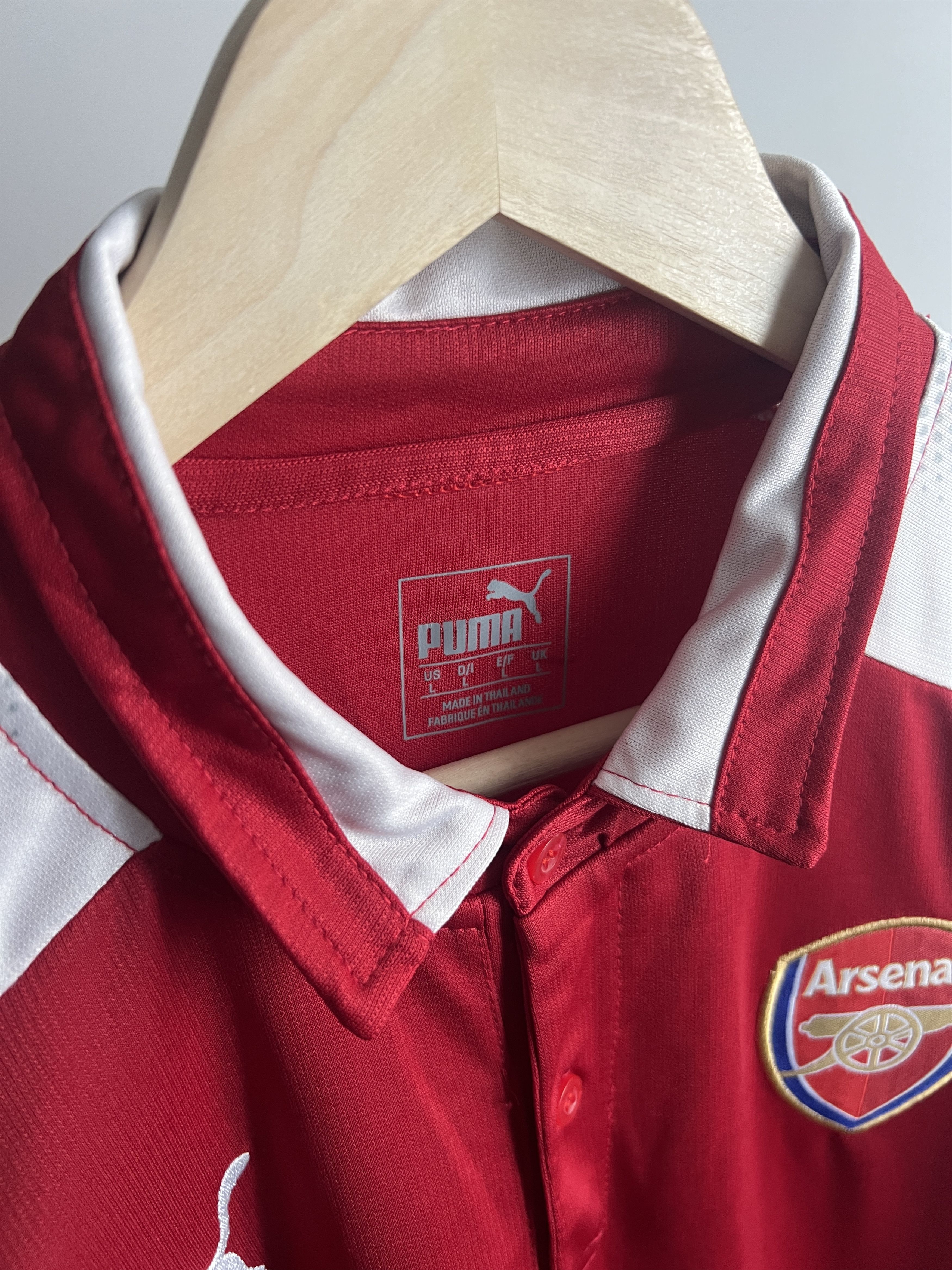 Puma × Vintage Soccer Jersey Puma FC Arsenal London 2017/18 Home Football Size US L / EU 52-54 / 3 - 3 Thumbnail