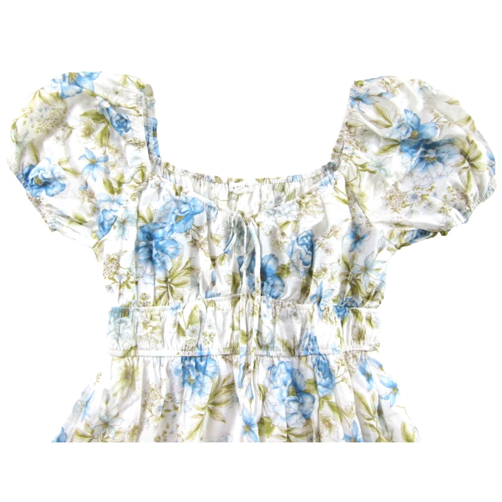 Vintage Blu Pepper Dress Short Sleeve Off Shoulder Sun Sheath Floral L Blu Pepper Dress Short Sleeve Off Shoulder Sun Beach Floral L Womens Maxi Sundress Size 36" / US 14 / IT 50 - 4 Thumbnail