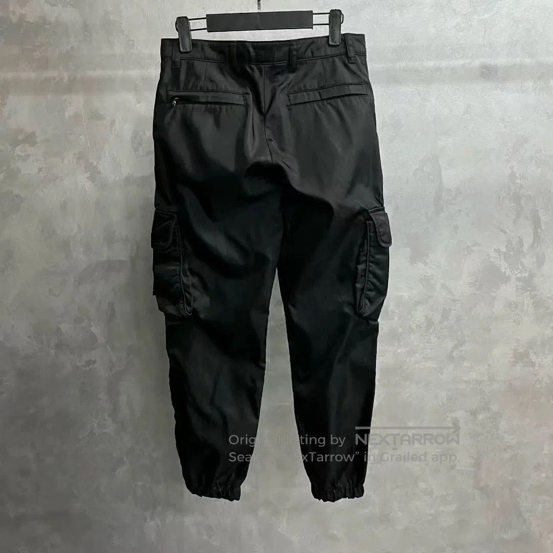 Prada prada black logo nylon cargo pants. Size US 30 / EU 46 - 2 Thumbnail