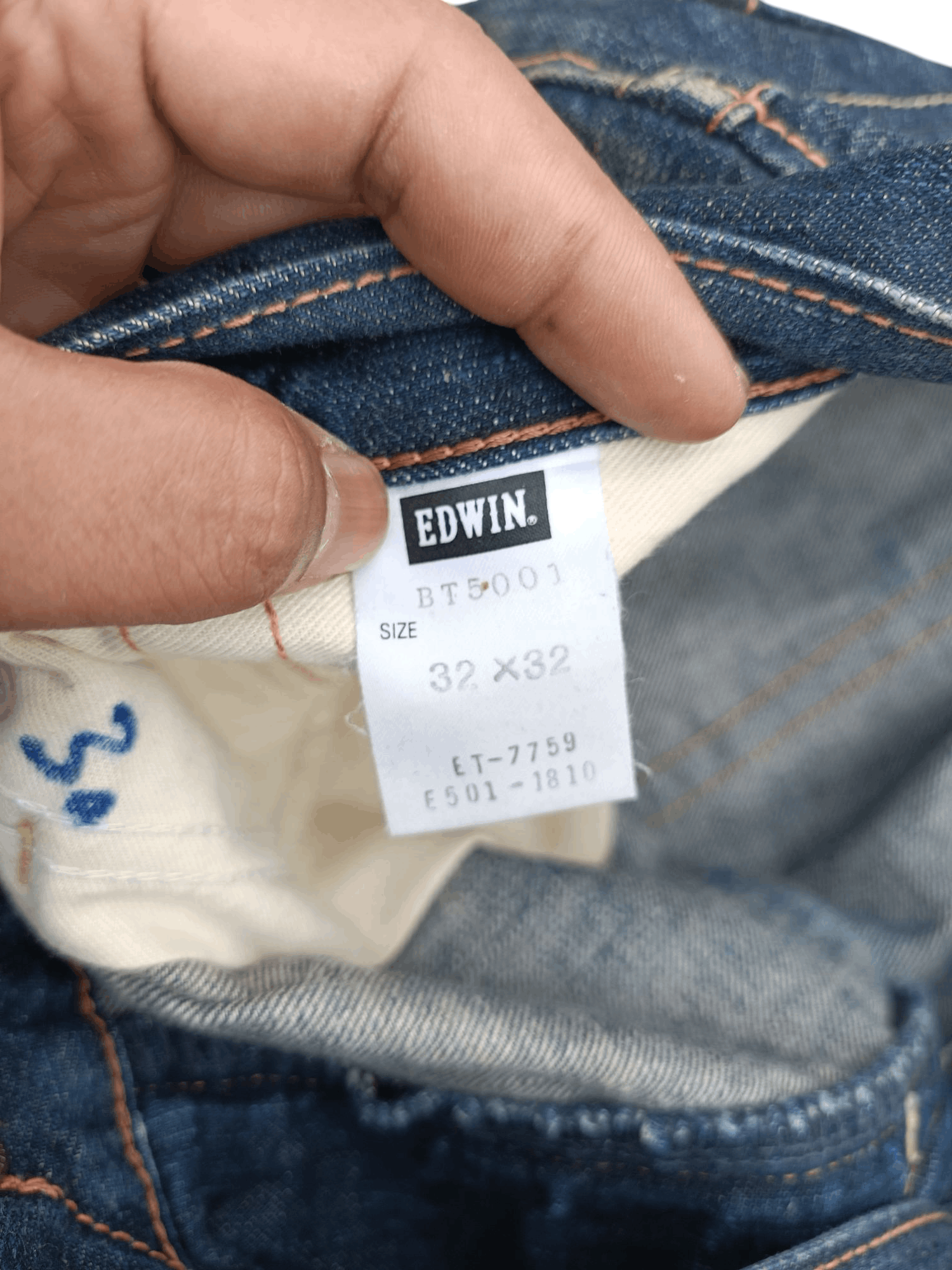 Edwin × Japanese Brand Edwin 503 Flare Jeans Distressed Jeans E248 Size US 35 - 18 Thumbnail