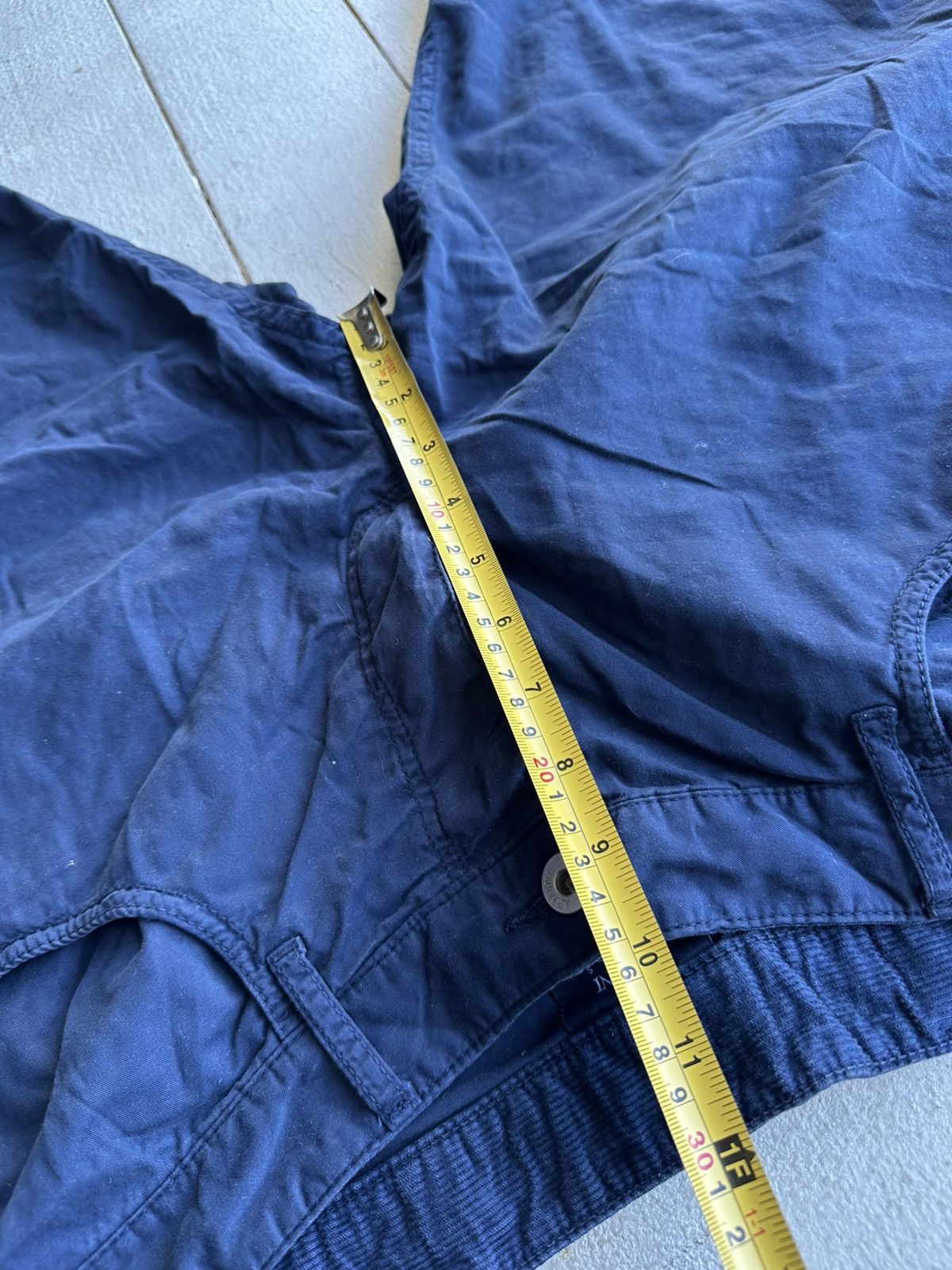 Armani VNTG 🚨 Y2K ARMANI JEANS shorts Streetwear blue LUXURY MEN Size US 36 / EU 52 - 15 Thumbnail