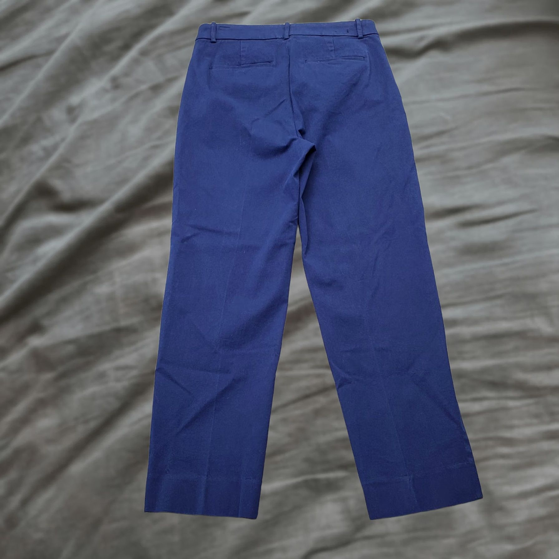 J.Crew J.CREW Kallie Pants Womens Size 4 Blue Stretch Slim Fit Comfort Straight Leg Pants Size 27" / US 4 / IT 40 - 1 Thumbnail