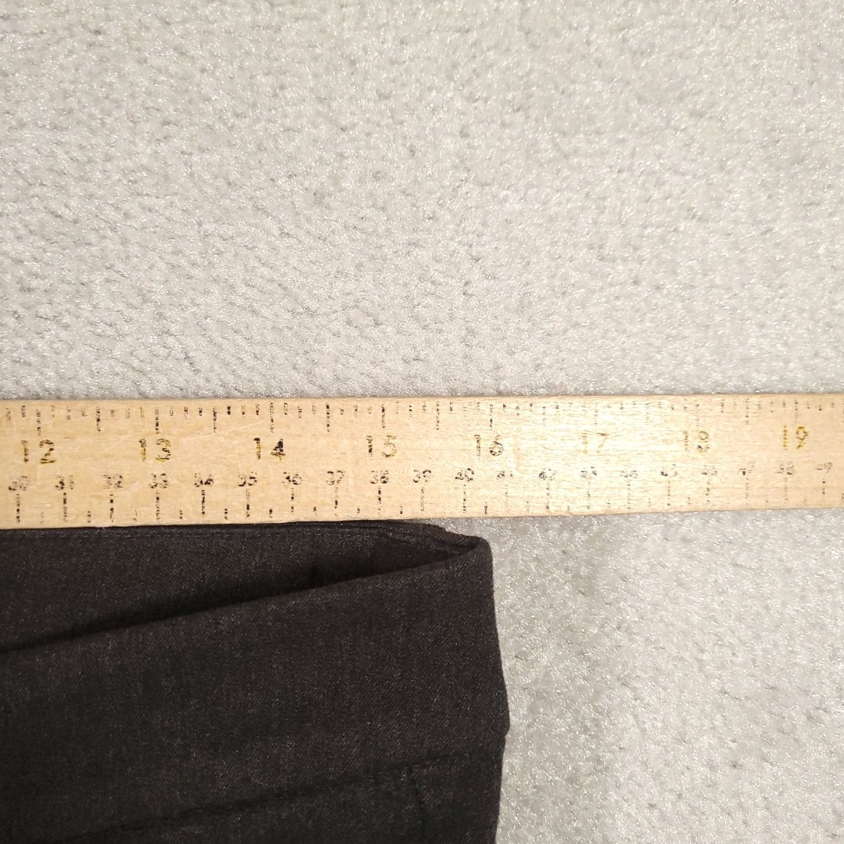 Old Navy Old Navy High Rise Pixie Split Hem Career Dress Pant Stretch Dark Gray 10 Size 32" / US 10 / IT 46 - 3 Thumbnail