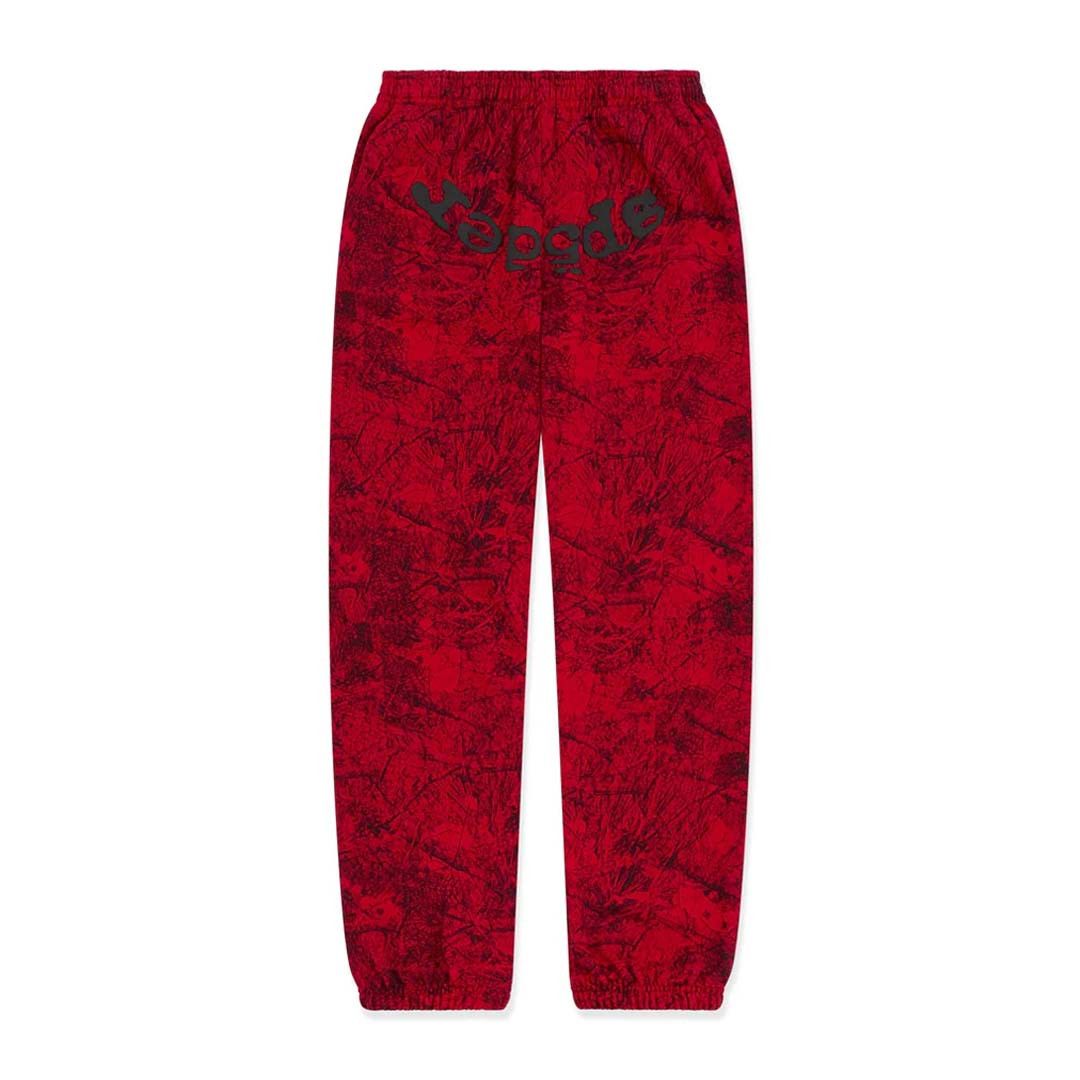 Sp5der OG Tree Camo Sweatpants Red Size US 34 / EU 50 - 1 Thumbnail