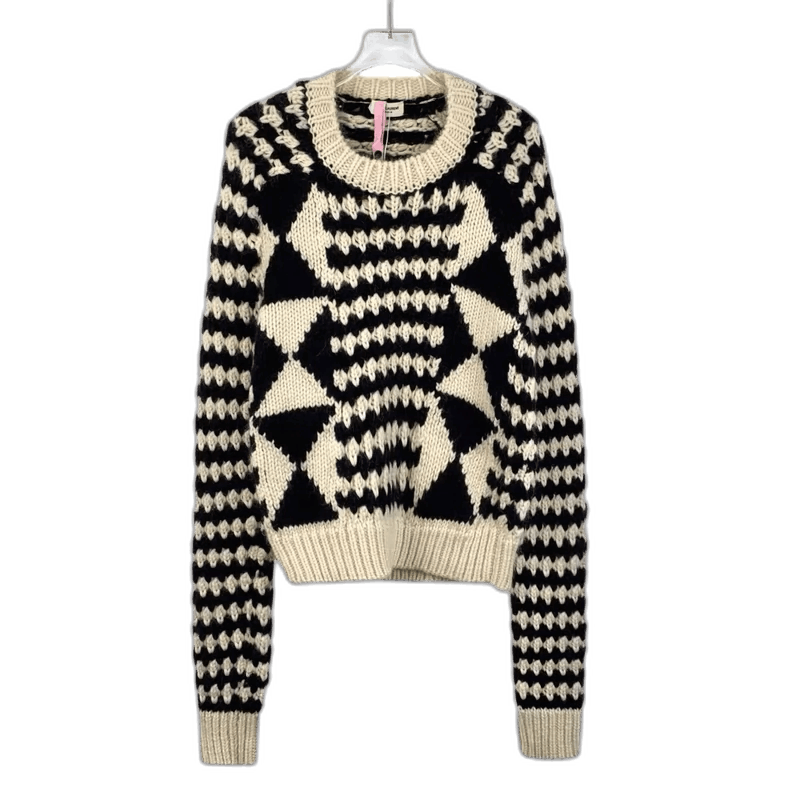 Saint Laurent Colorful Knit Wool Sweater-2507