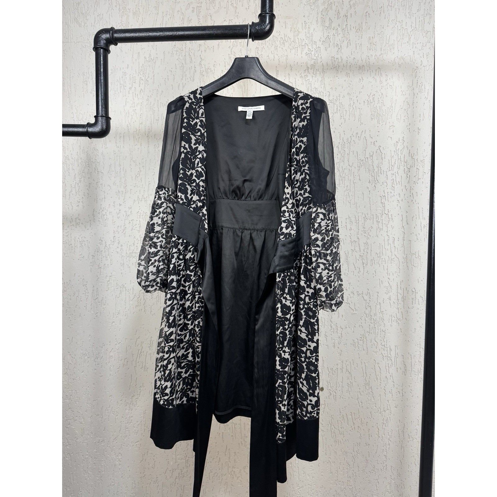 Diane von Furstenberg DIANE VON FURSTENBERG Kleid Dress 100% Silk Multicolour Size Size M / US 6-8 / IT 42-44 - 1 Thumbnail
