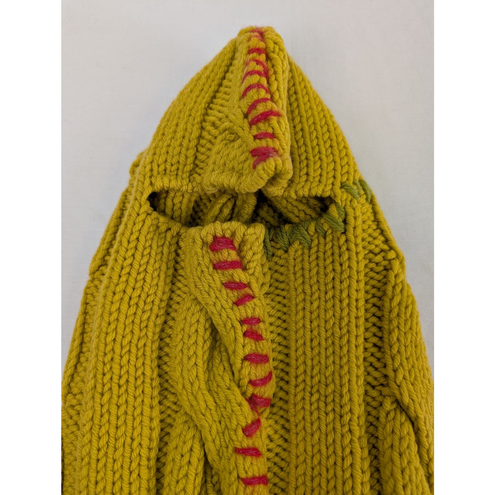 Marni o1rshd1 Size: L / Balaclava Scarf Cap / Hat in Yellow Size ONE SIZE - 9 Thumbnail
