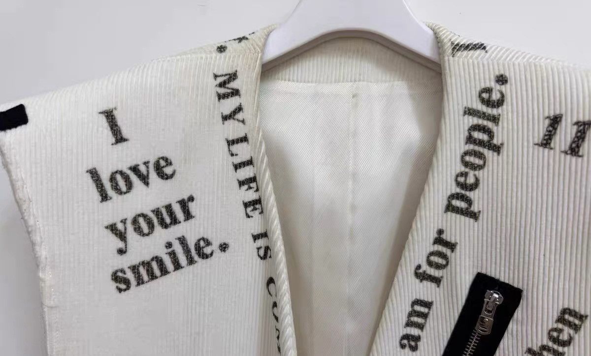 Takahiromiyashita The Soloist. TAKAHIROMIYASHITA THE SOLOIST white corduroy vest Size US S / EU 44-46 / 1 - 5 Thumbnail