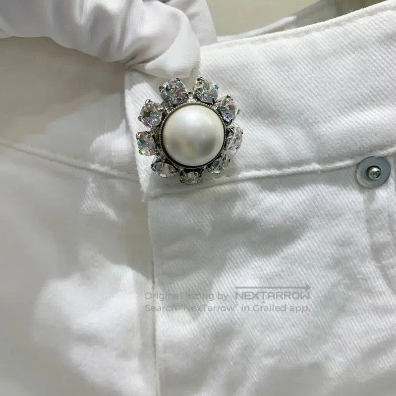 Miu Miu Miu Miu White Cotton Skirt for Women . Size 27" / US 4 / IT 40 - 3 Thumbnail