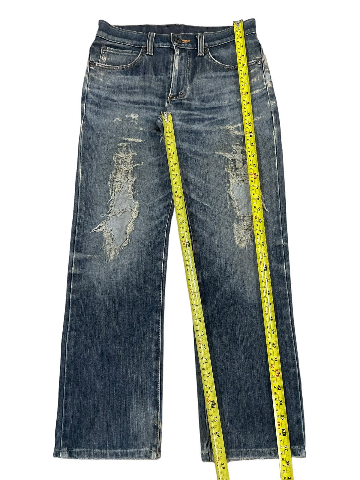Edwin Vintage Edwin 503 Wildfire Rusty Fade Wash Distressed Jeans Size US 30 / EU 46 - 19 Thumbnail