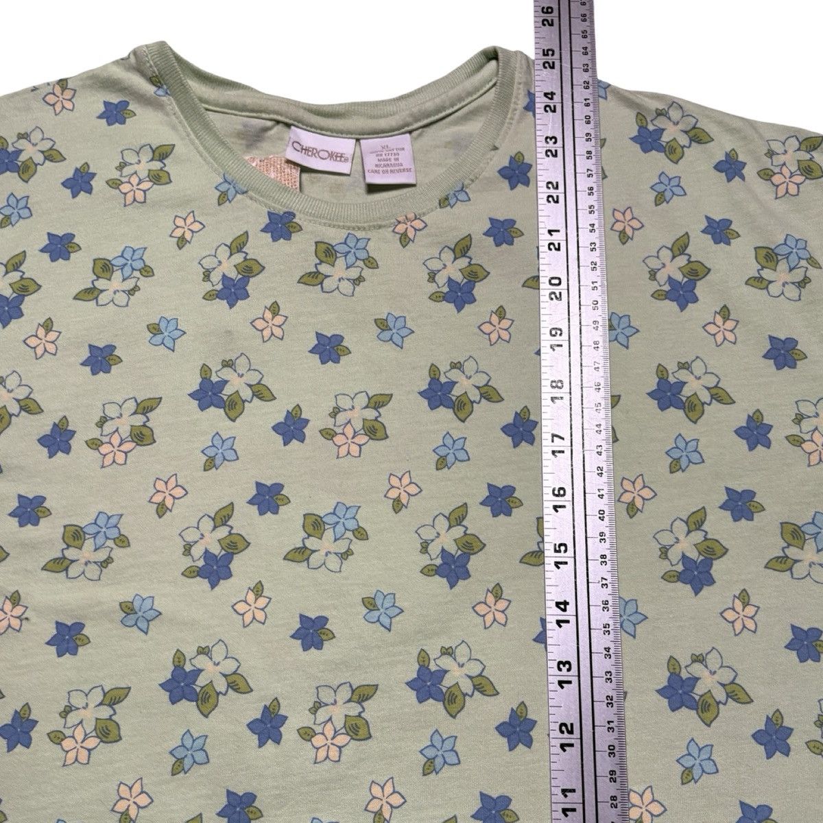 Cherokee 90s Cherokee Flower All Over Print Graphic T Shirt Basics Size XL / US 12-14 / IT 48-50 - 5 Thumbnail