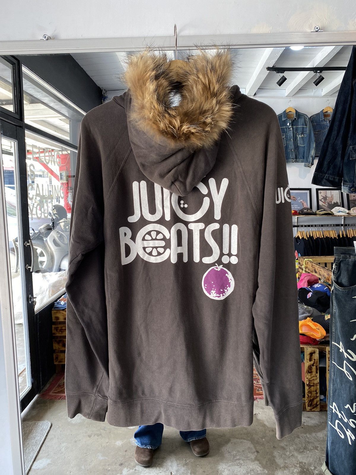 If Six Was Nine × Japanese Brand × Le Grande Bleu (L.G.B.) Fur hoodie juicy beats souls Size US L / EU 52-54 / 3 - 8 Thumbnail