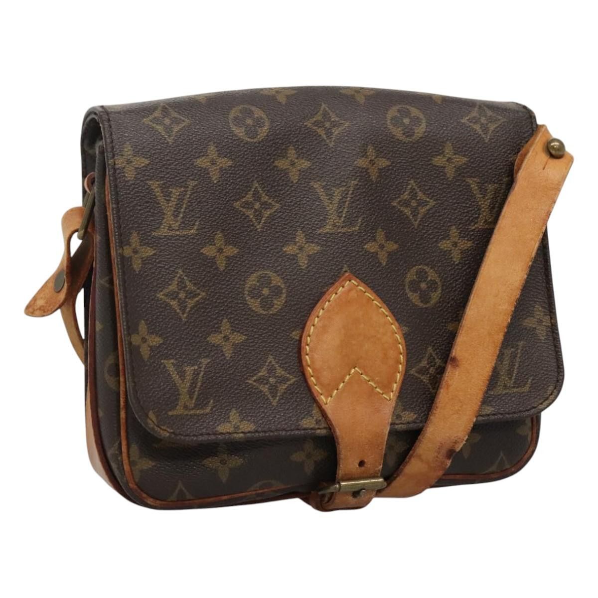 Louis Vuitton Cartouchiere Brown Canvas Shoulder Bag (Pre-Owned) Size ONE SIZE - 1 Thumbnail