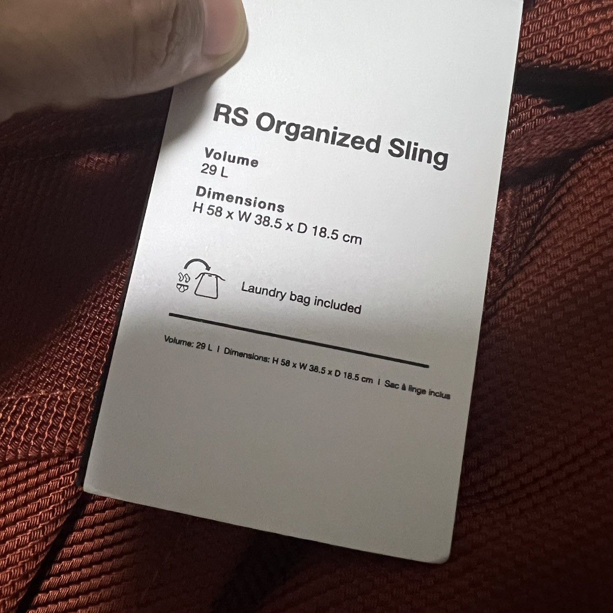 Eastpak × Raf Simons FW18 Raf Simons x Eastpak Organized sling bag henna struct Size ONE SIZE - 13 Thumbnail