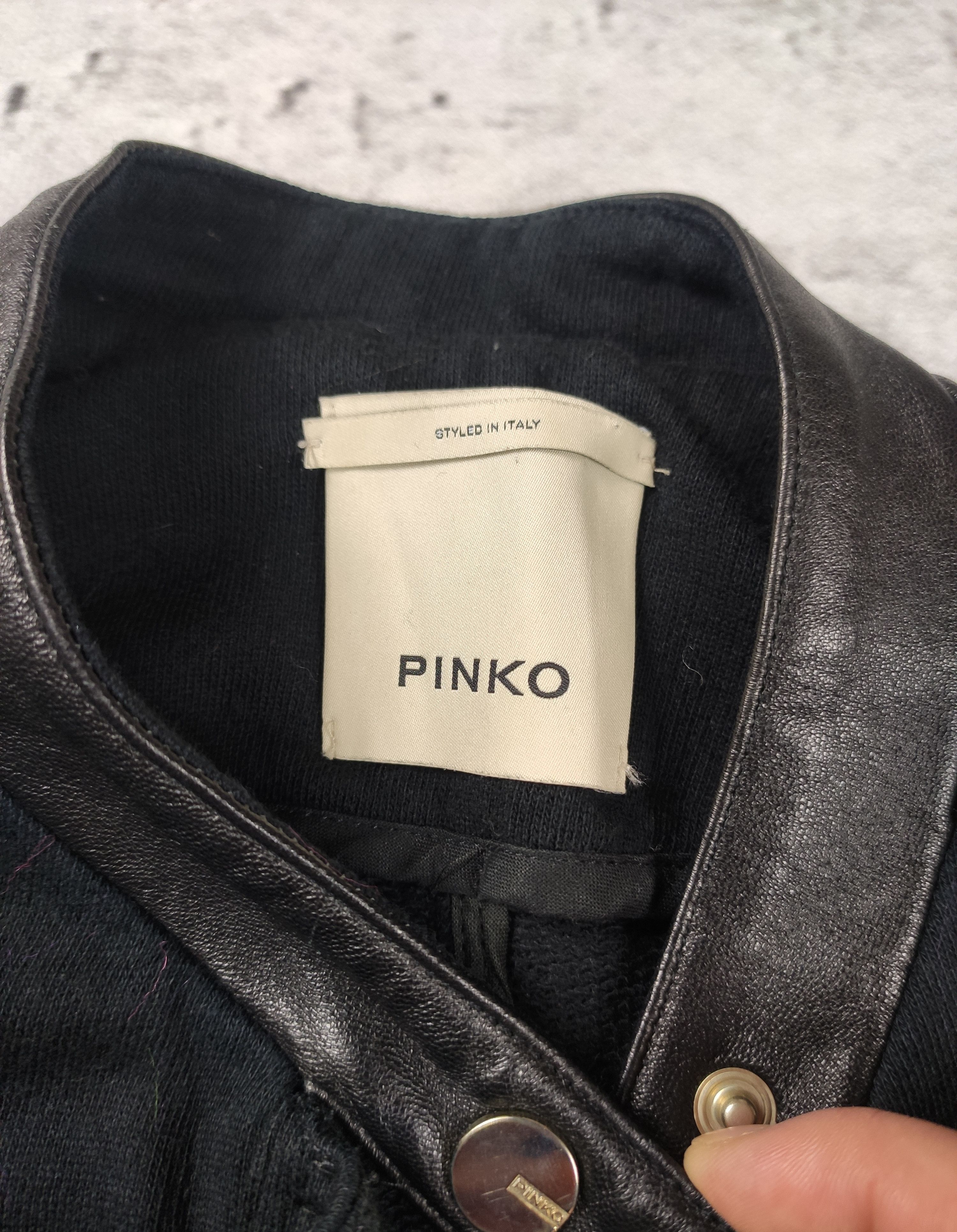Pinko Pinko biker women leather jacket Size S / US 4 / IT 40 - 5 Thumbnail