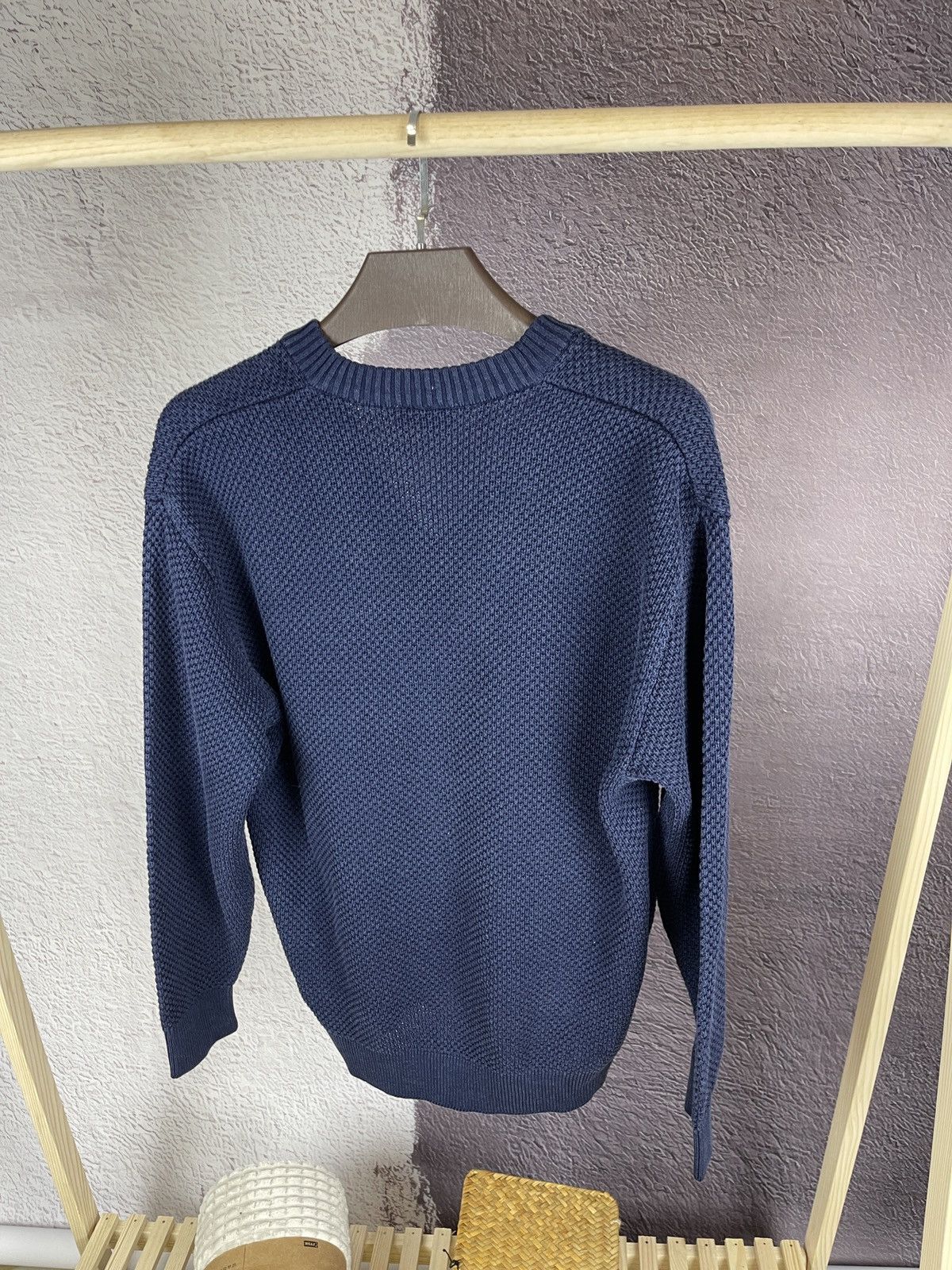 Lacoste × Vintage Chemise Lacoste vintage 90s made in Spain blue sweater Size US L / EU 52-54 / 3 - 9 Thumbnail