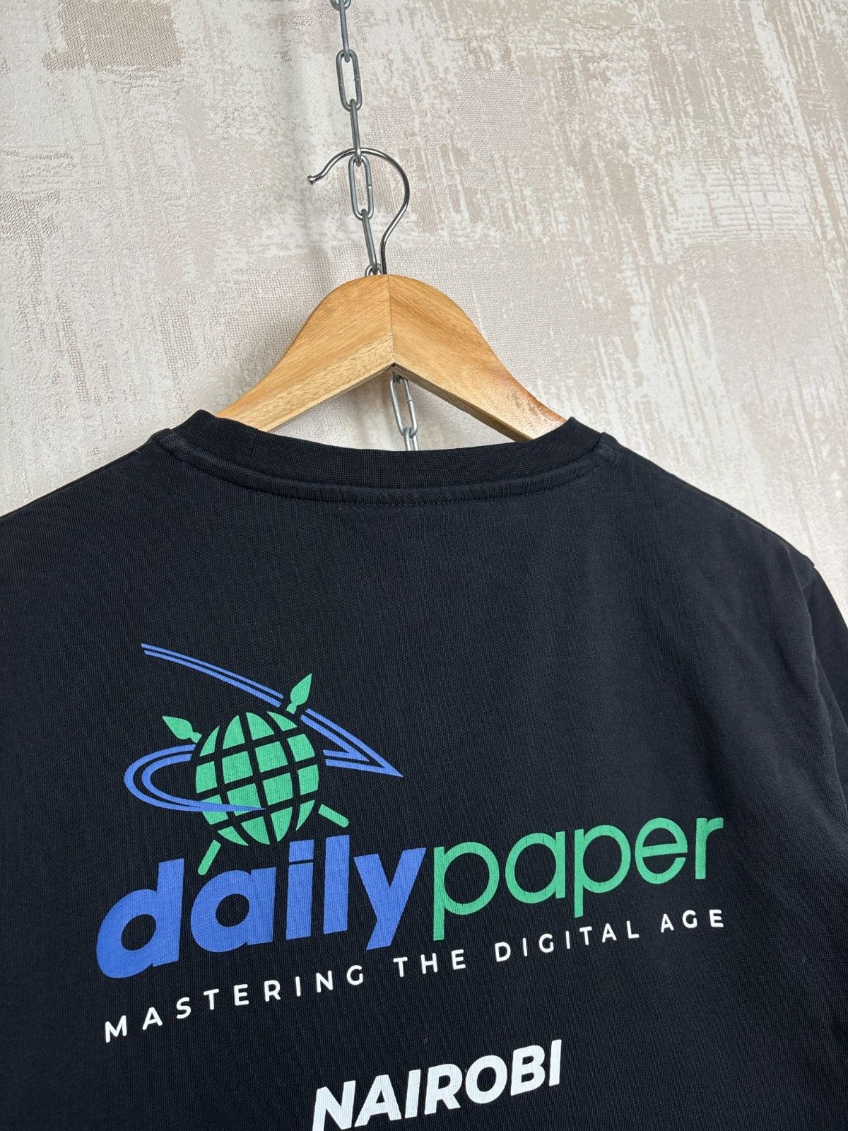 Daily Paper Daily Paper Feff Graphic Long Sleeve T-shirt Black Size US M / EU 48-50 / 2 - 14 Thumbnail