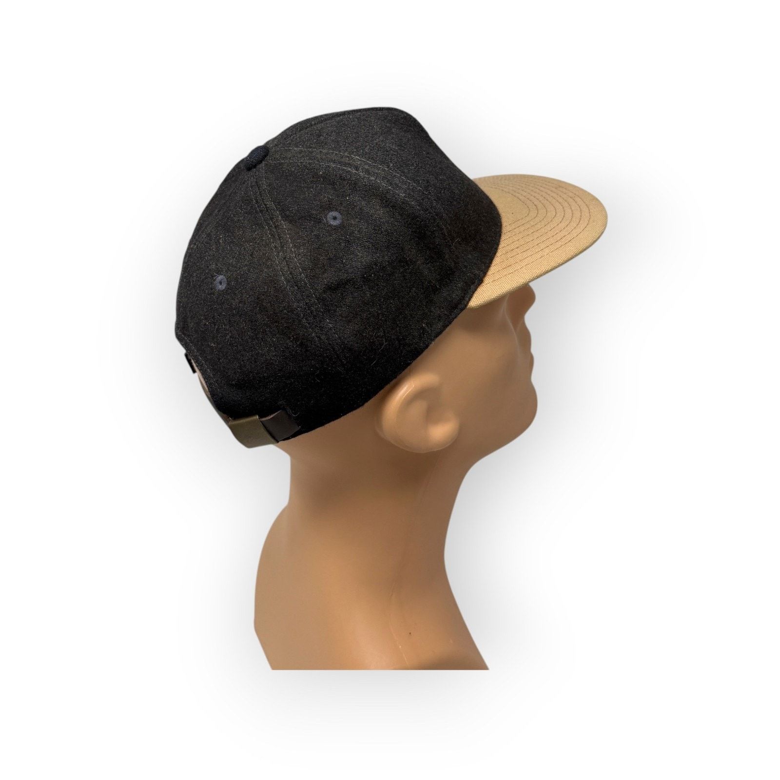 Huf Huf Wool Blend Black Skate Cap Strapback Cap Spellout Skate Size ONE SIZE - 7 Thumbnail