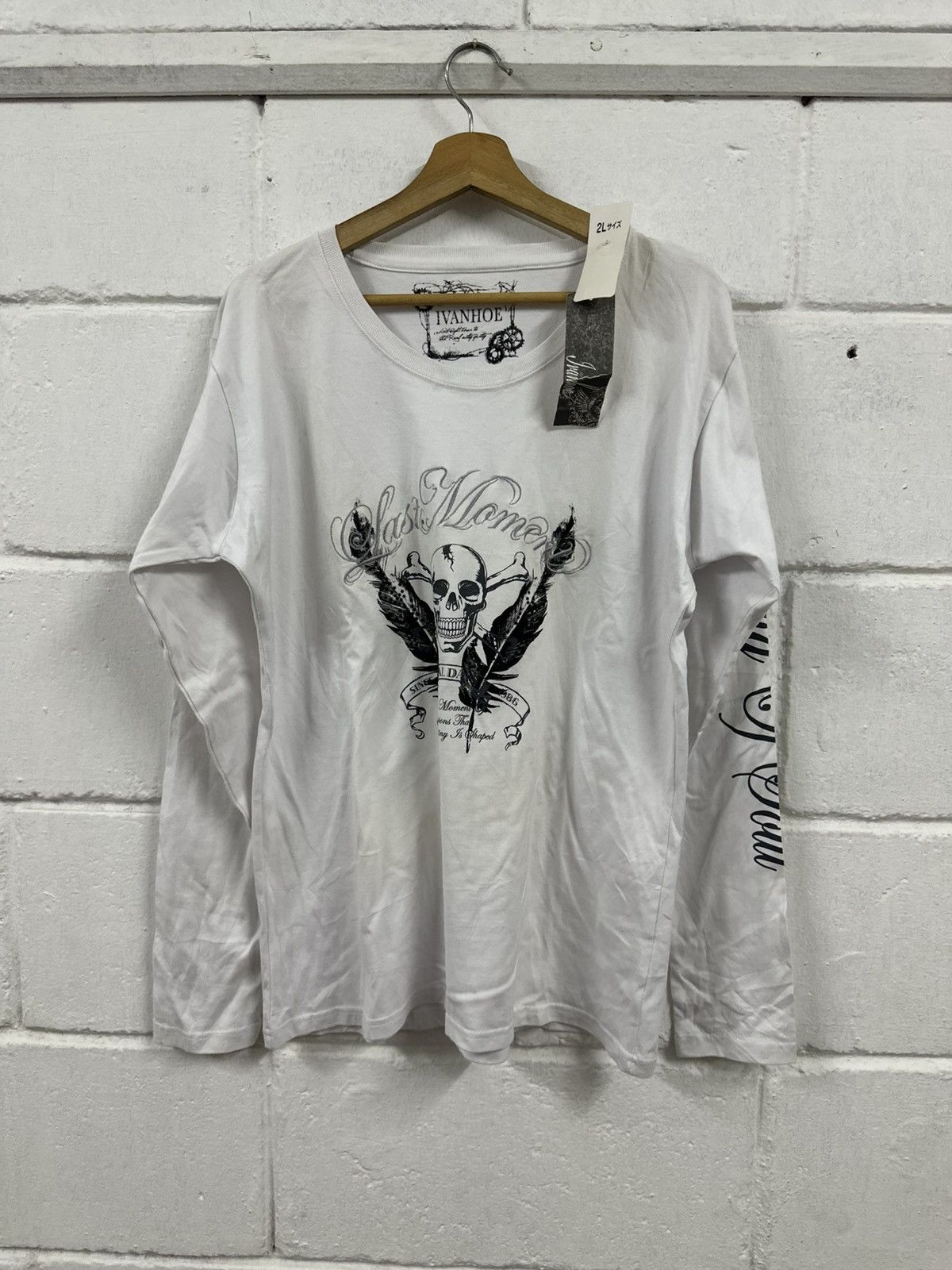If Six Was Nine Grunge Punk Styled Gothic Ivan Hoe Long Sleeve Tee Size US XL / EU 56 / 4 - 1 Thumbnail