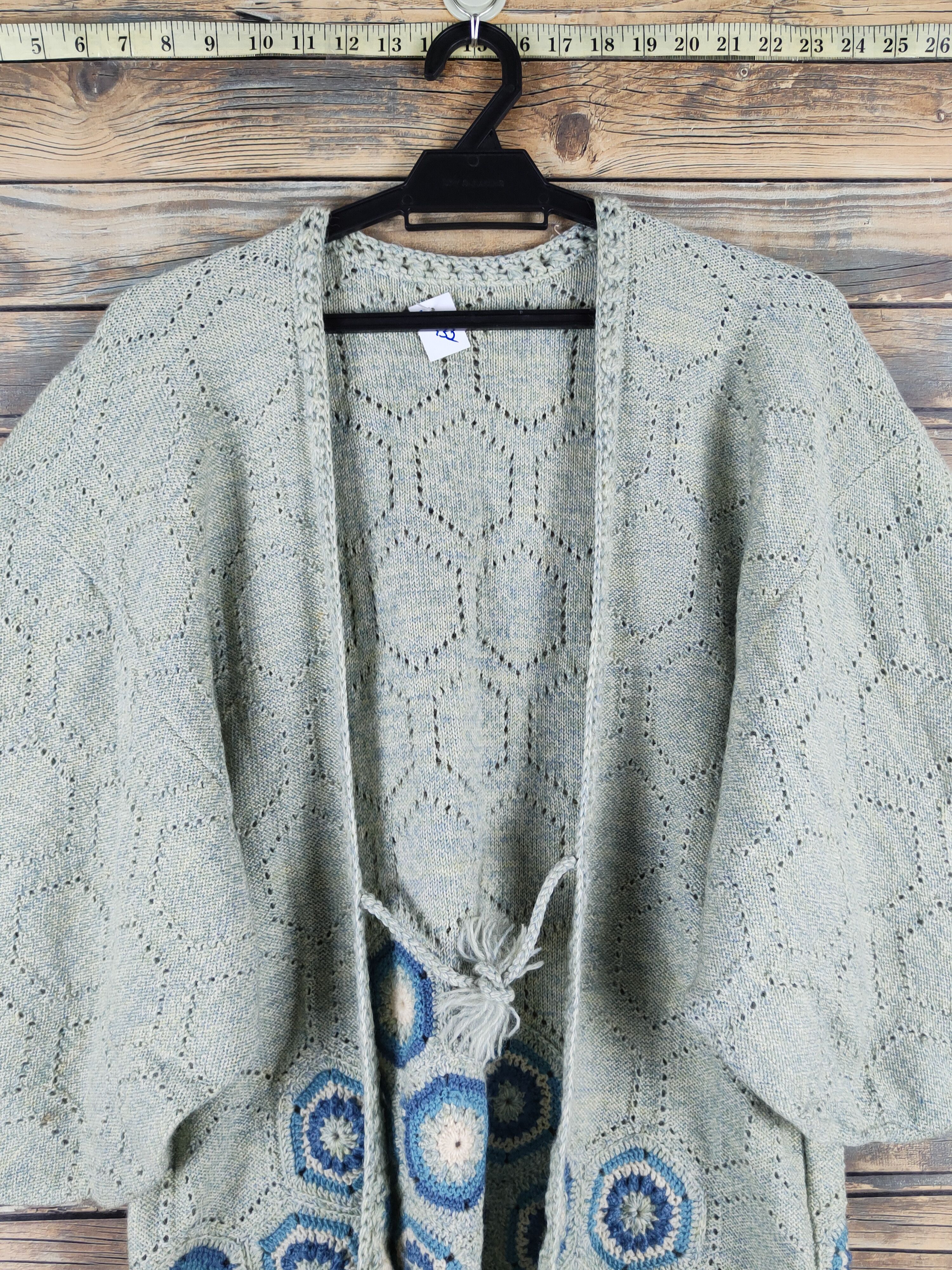 Japanese Brand Japan Green Knitwear vintage cardigan Kimono #W1932 Size US M / EU 48-50 / 2 - 2 Thumbnail