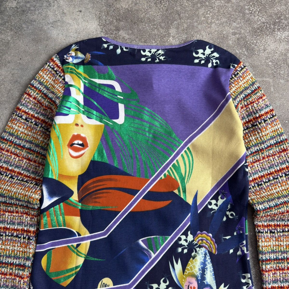 Custo Barcelona Custo Barcelona Long Sleeve Top (Jean Paul Gaultier style) Size M / US 6-8 / IT 42-44 - 10 Thumbnail