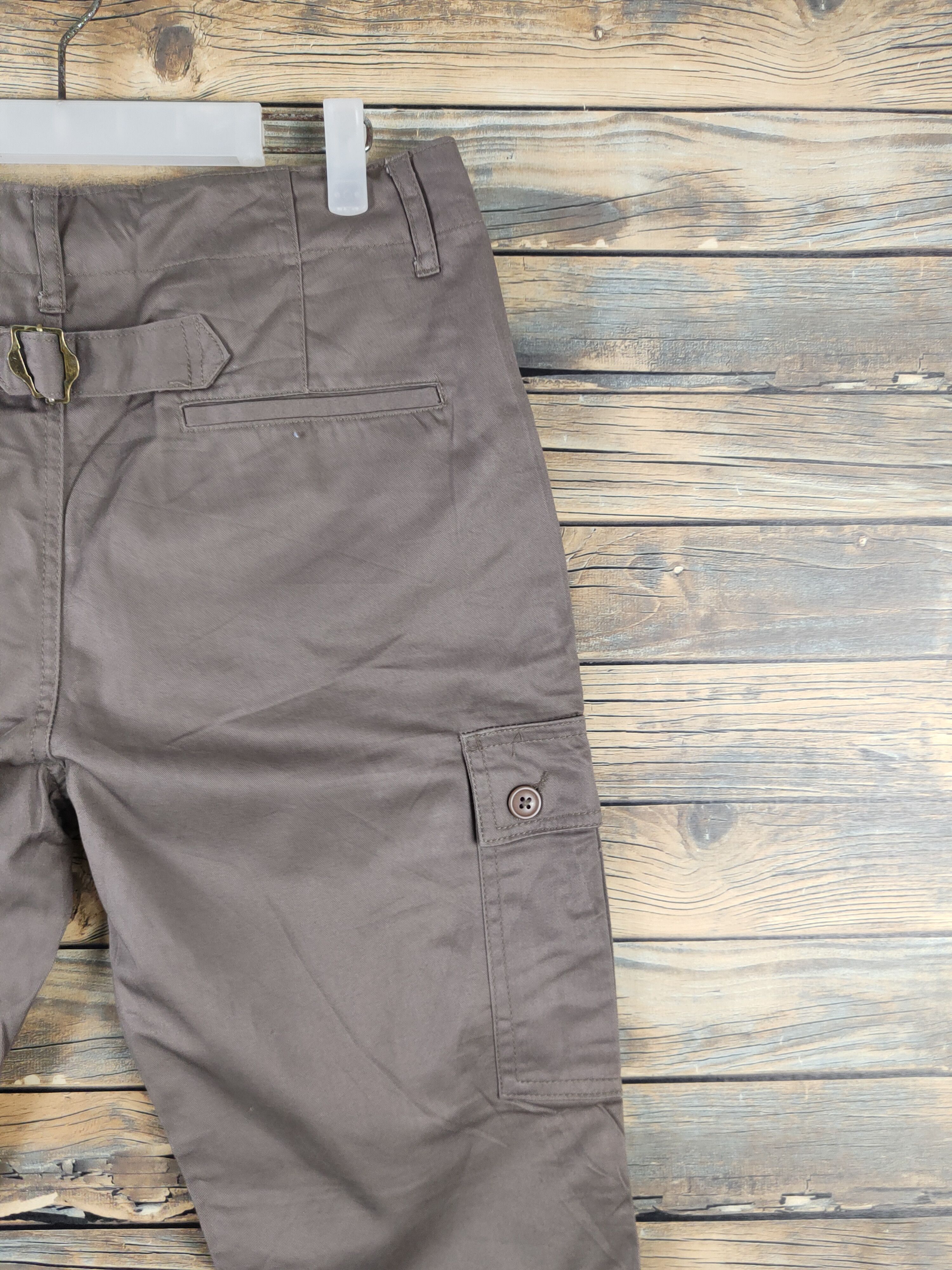 Japanese Brand Imp Khaki Multipocket Tactical Cargo Pants #W1900 Size US 31 - 10 Thumbnail