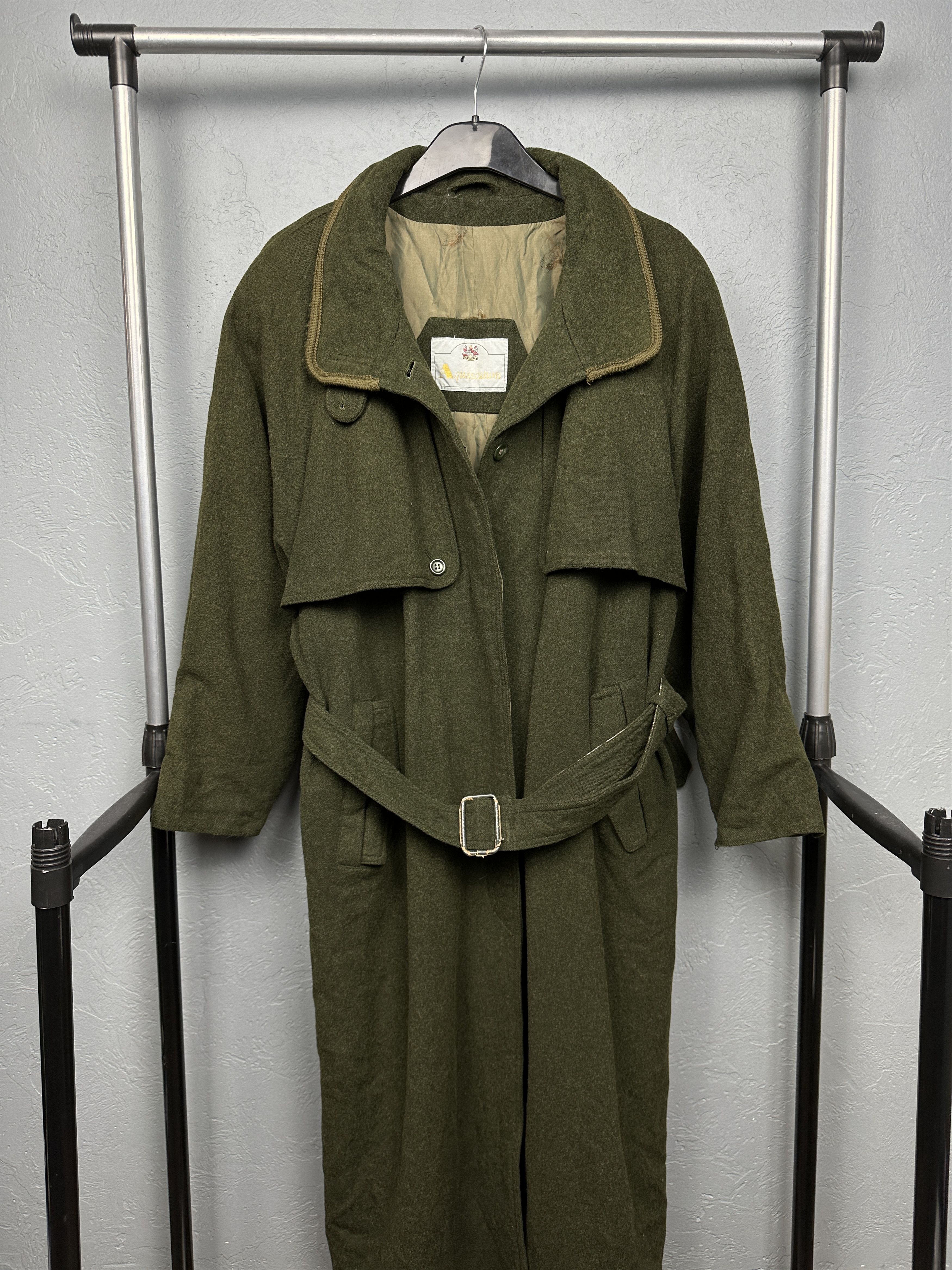Aquascutum × Vintage Aquascutum Vintage Womens Wool Coat Jacket Size L / US 10 / IT 46 - 1 Thumbnail