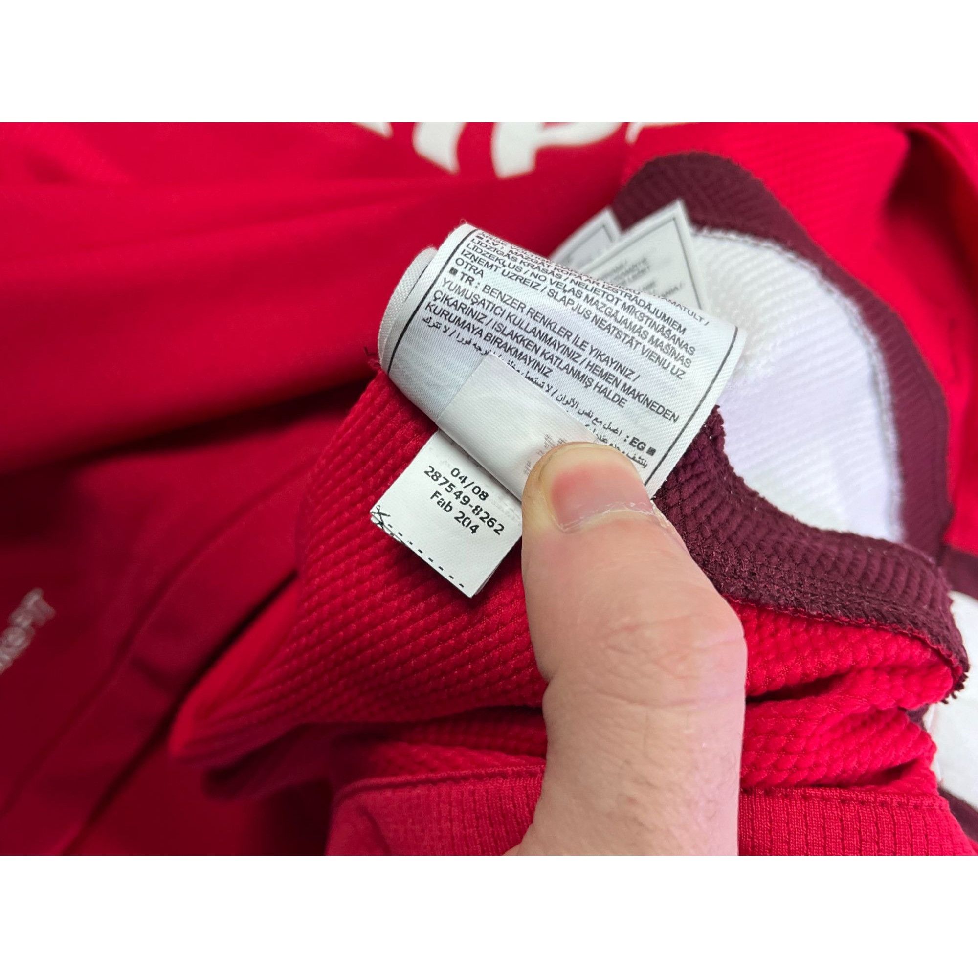 Nike × Vintage Nike Arsenal 08/10 Home Jersey Size US S / EU 44-46 / 1 - 7 Thumbnail
