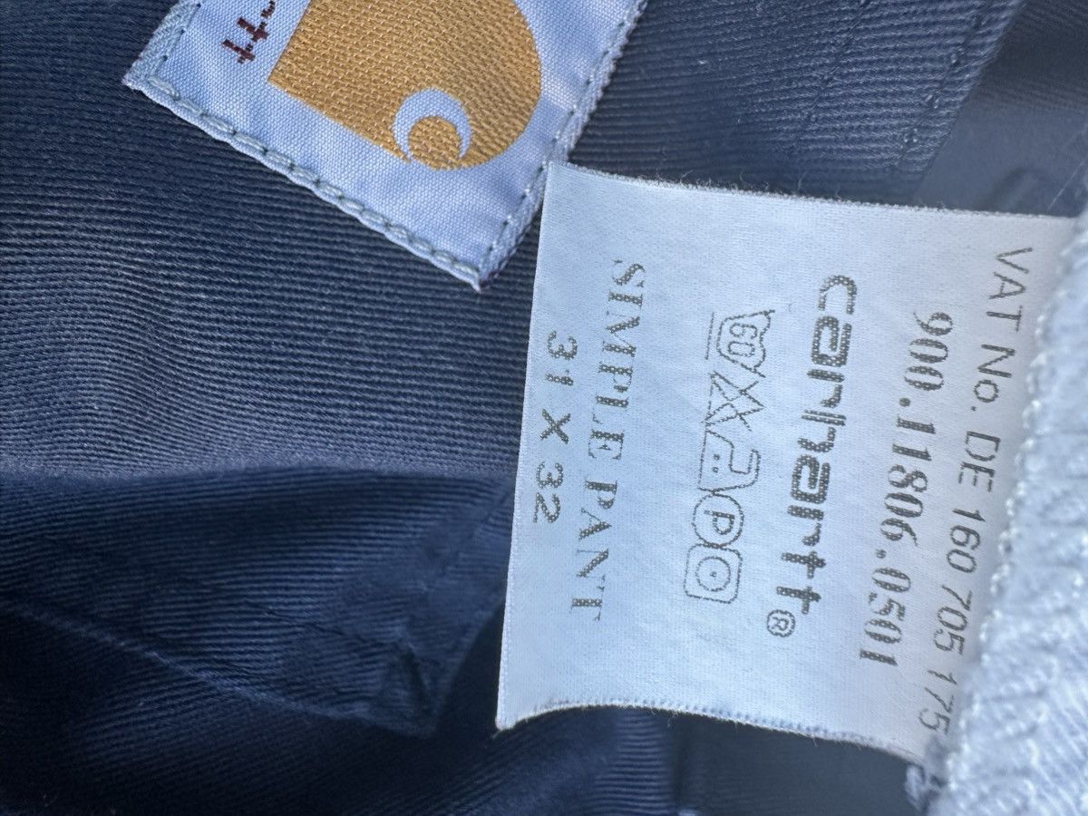 Carhartt Carhartt Simple Pant Navy Blue (31x32) Size US 31 - 4 Thumbnail