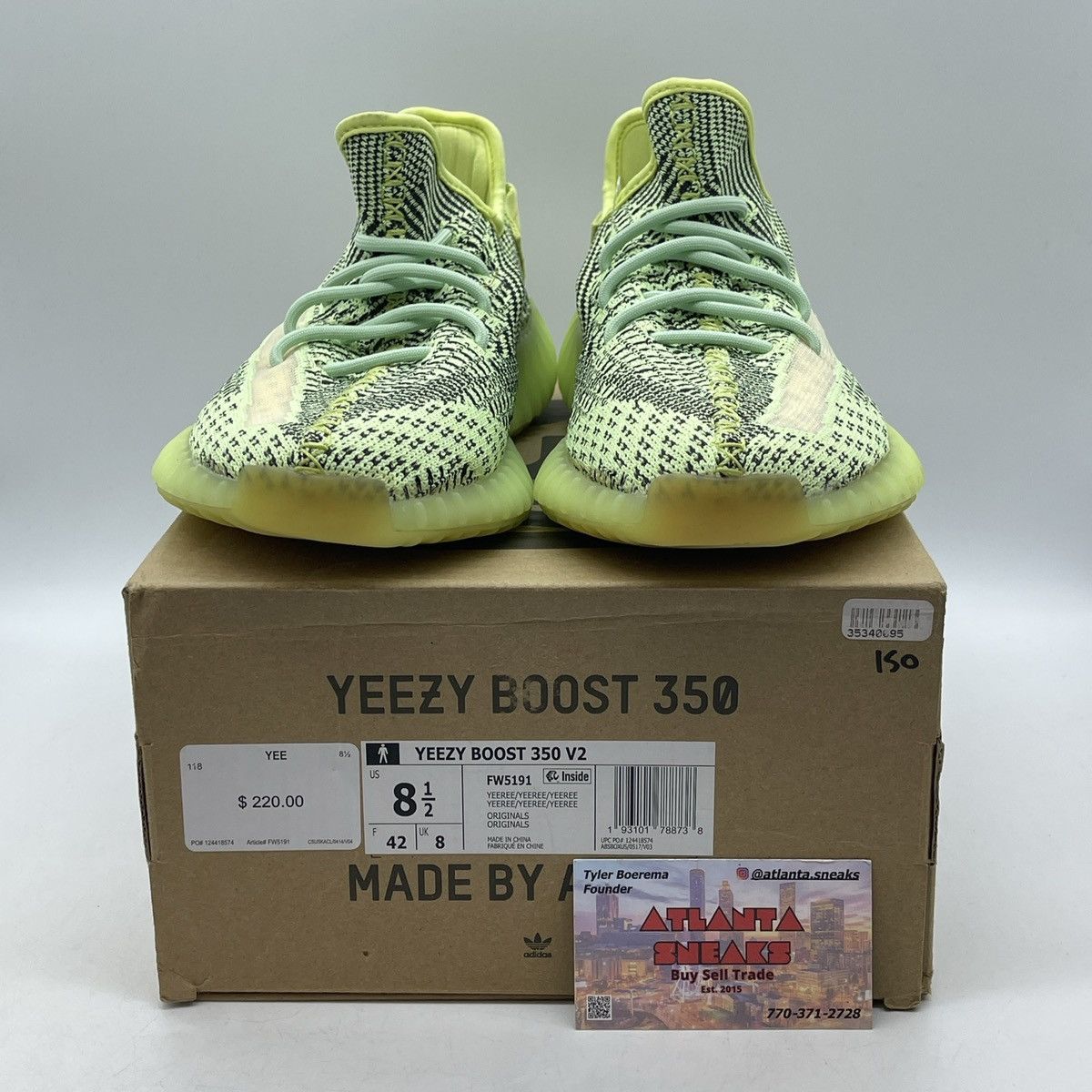 Adidas Yeezy boost 350 yeezreel non reflective Size US 8.5 / EU 41-42 - 2 Thumbnail