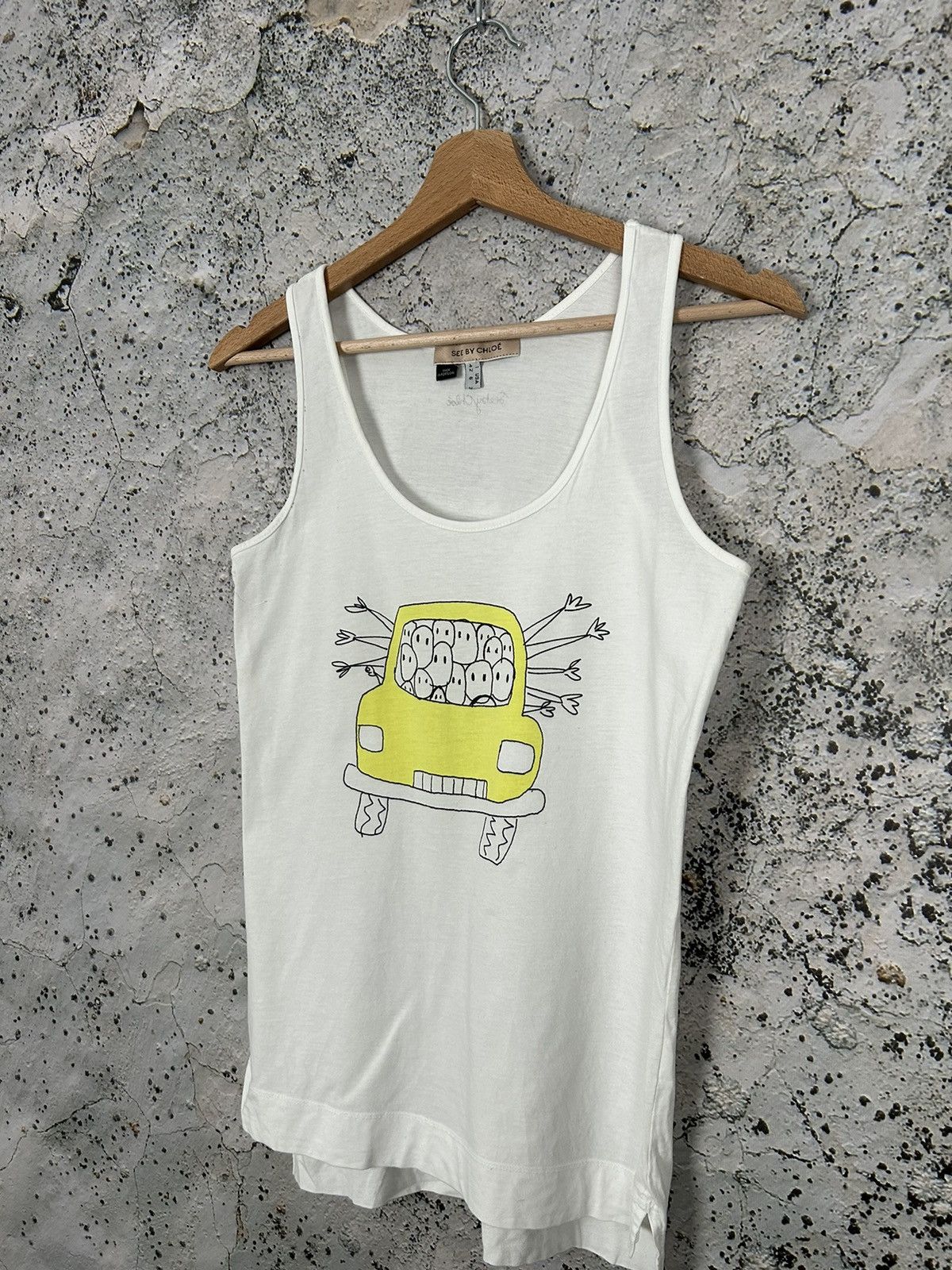 Chloe See By Chloe Women’s Tank Top Designer Hype Rare Size M / US 6-8 / IT 42-44 - 2 Thumbnail