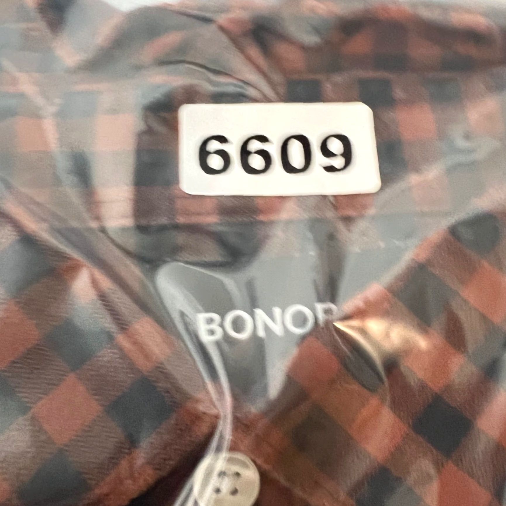 Bonobos Bonobos Mens Button-Up Shirt Gingham Slim Fit Orange Size M Ethnic? (No N/A) Size US M / EU 48-50 / 2 - 7 Thumbnail