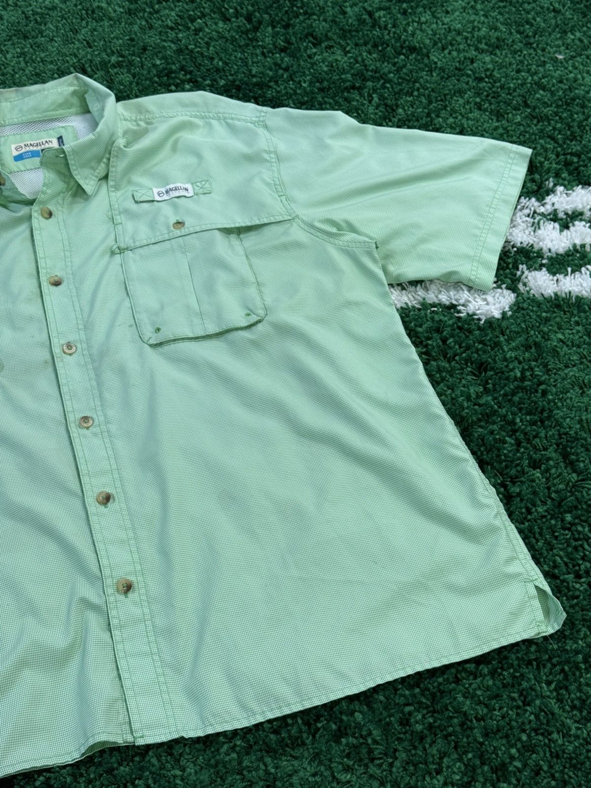 Other Magellan Plaid Green Fishing Camp Collar Shirt 2XL XXL Size US XXL / EU 58 / 5 - 5 Thumbnail