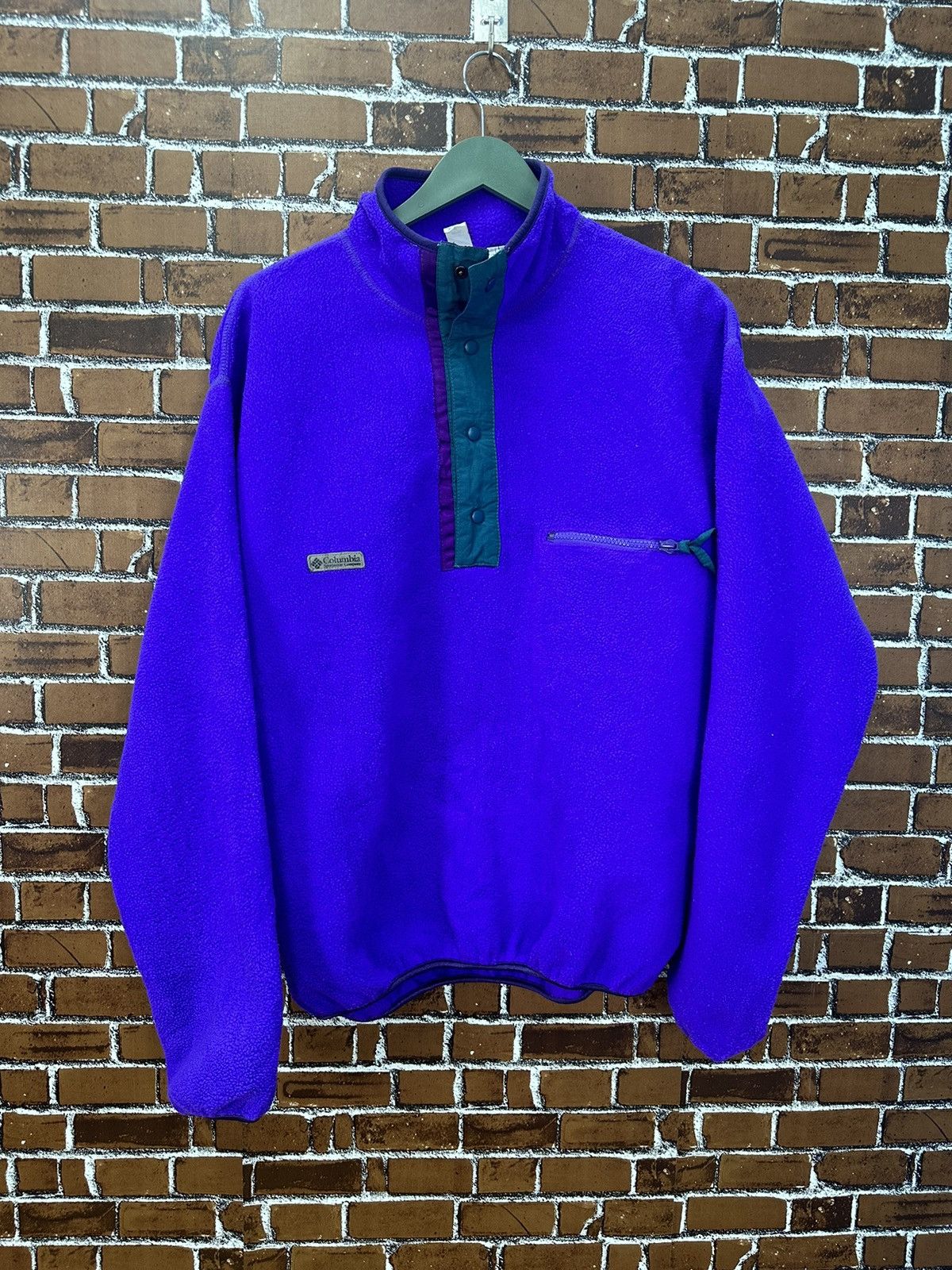 Columbia Vintage Colombia Fleece Jacket Made In USA Z297 Size US M / EU 48-50 / 2 - 1 Thumbnail