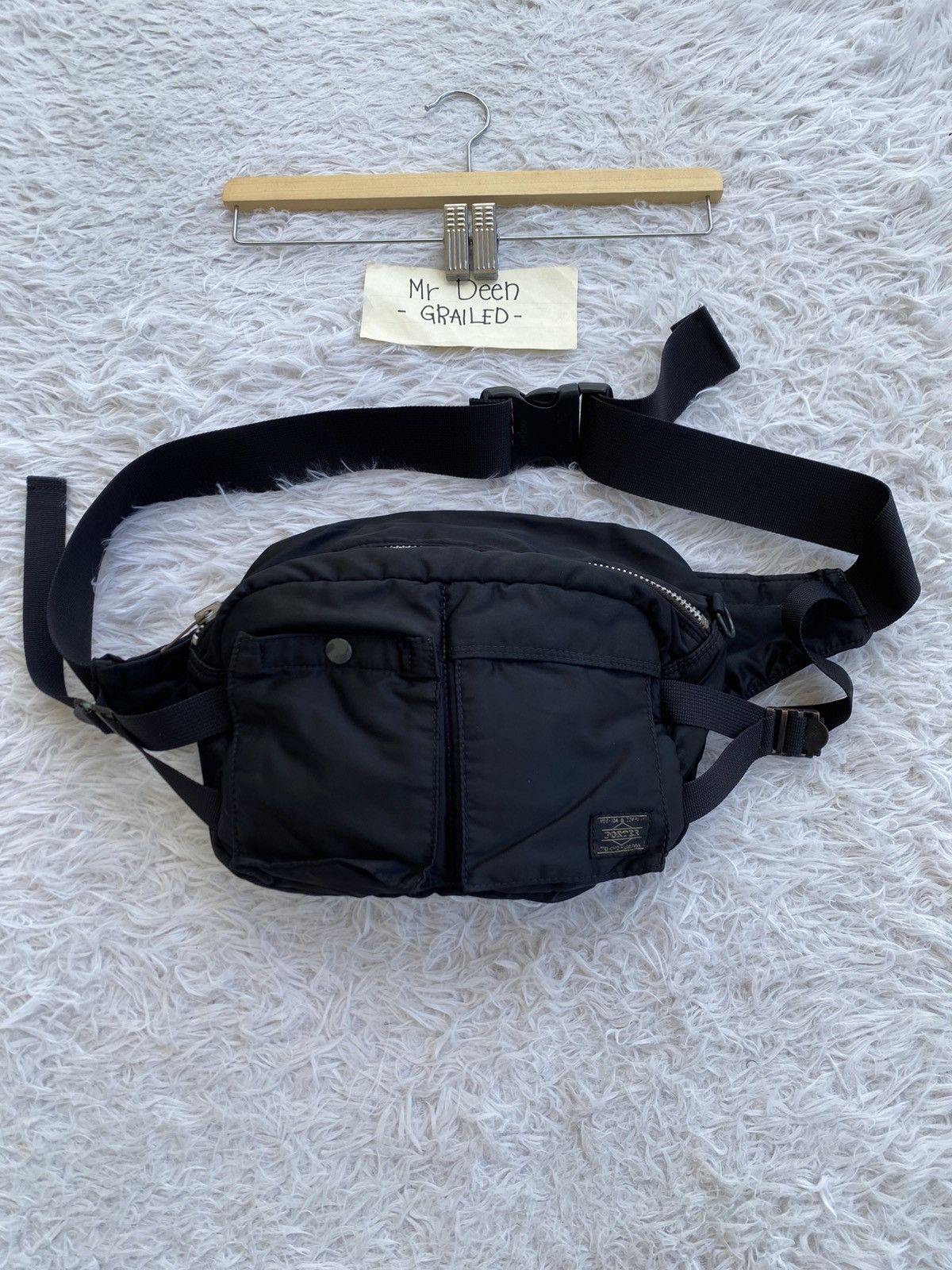 Porter Rare Yoshida PORTER Tanker Nylon Black Waist Bag Size ONE SIZE - 4 Thumbnail