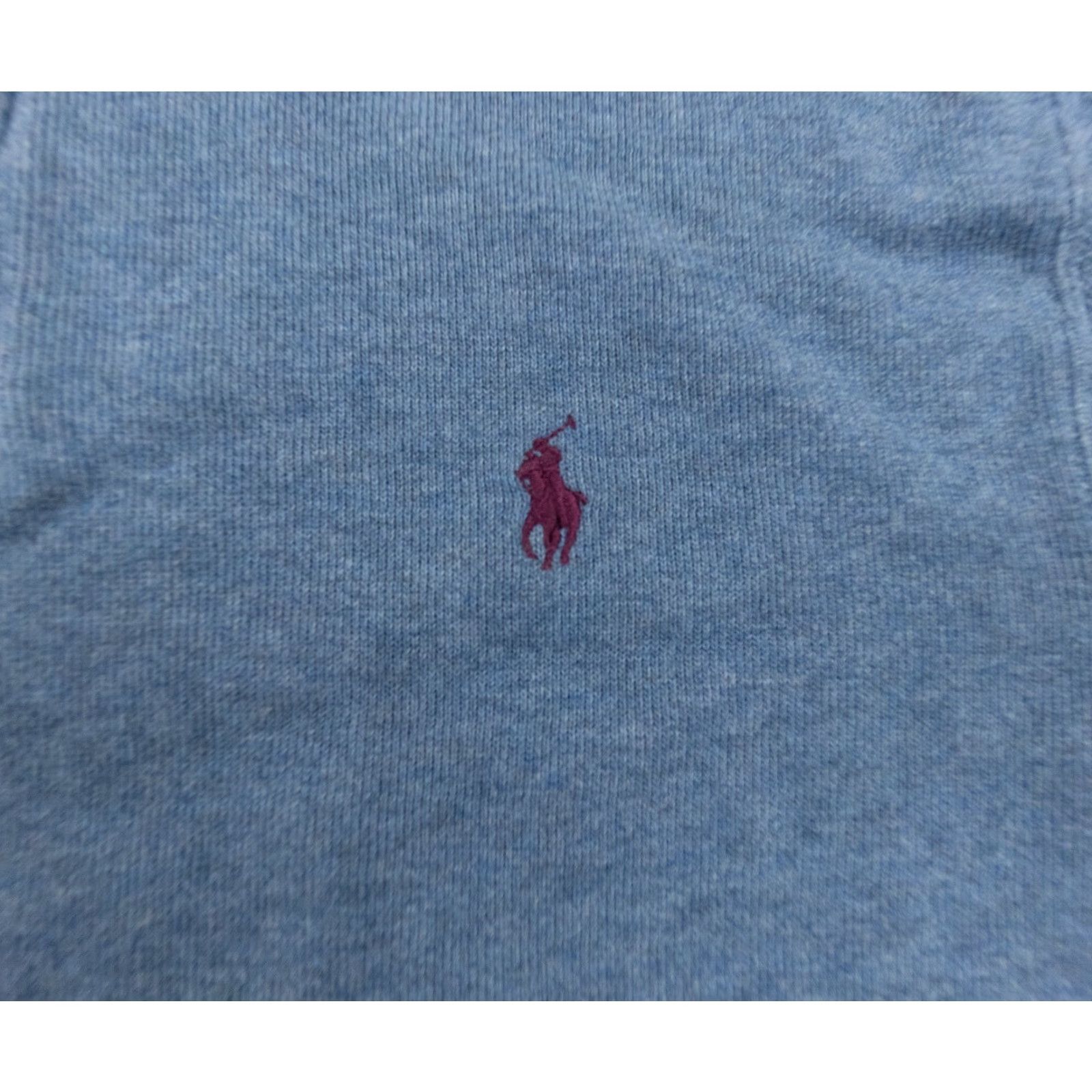 Polo Ralph Lauren Polo Ralph Lauren Sweater Mens Large Blue Quarter Zip Pullover Preppy Pony Size US L / EU 52-54 / 3 - 2 Thumbnail