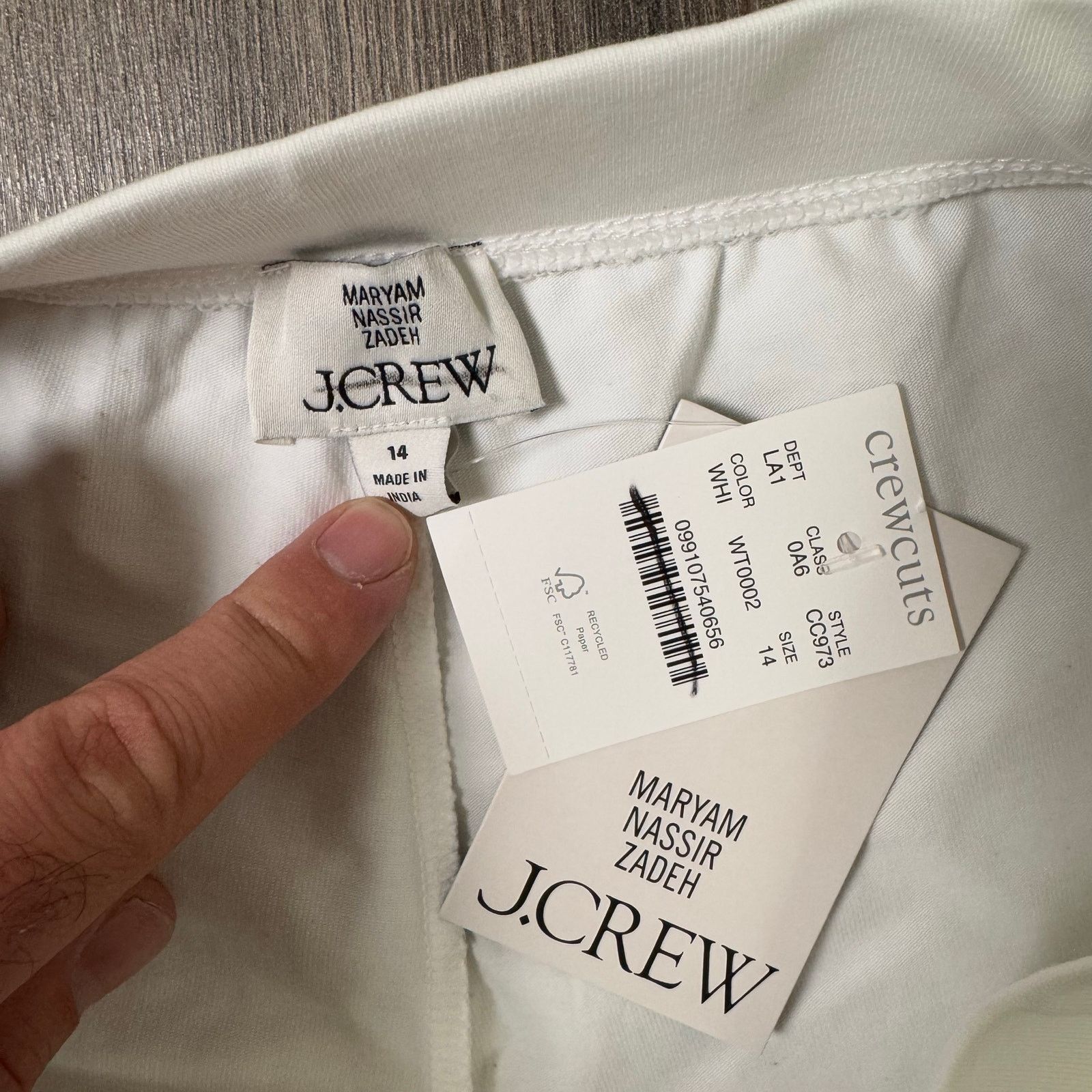 J.Crew J Crew Maryam Nassir Zadeh Mini Shorts US Women's 14 Plus Size 36" / US 14 / IT 50 - 3 Thumbnail