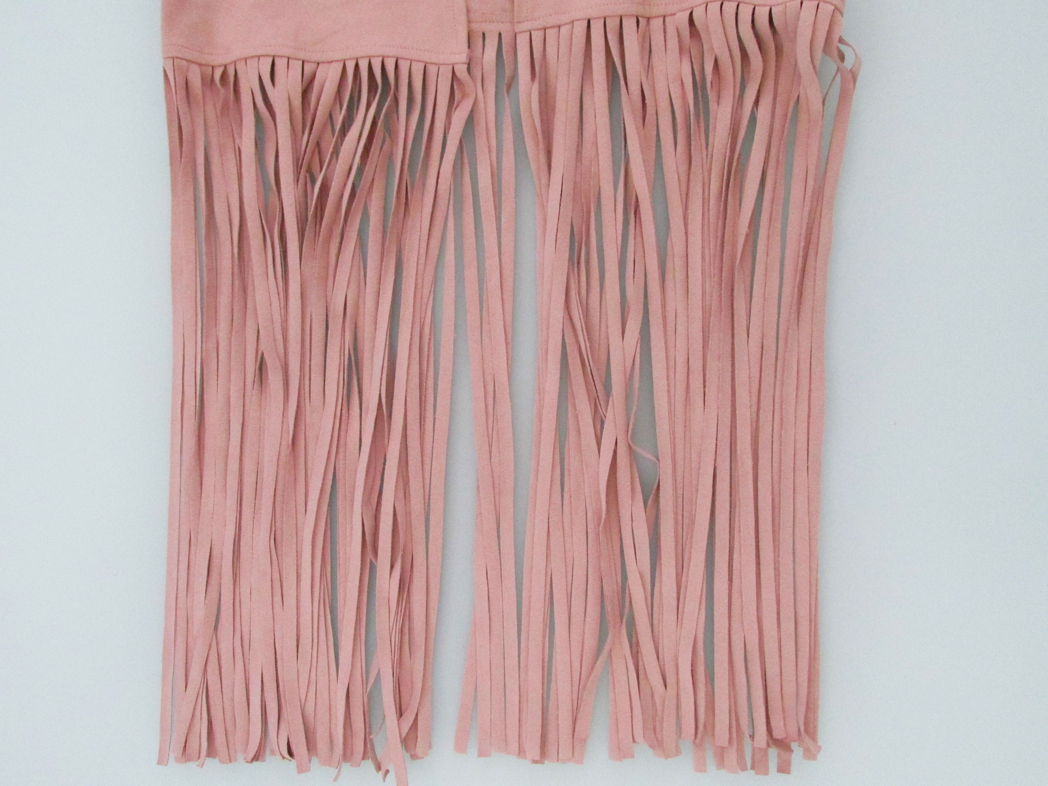 Forever 21 Forever 21 (NWOT) Faux Suede Fringed Vest Size Small Size S / US 4 / IT 40 - 4 Thumbnail