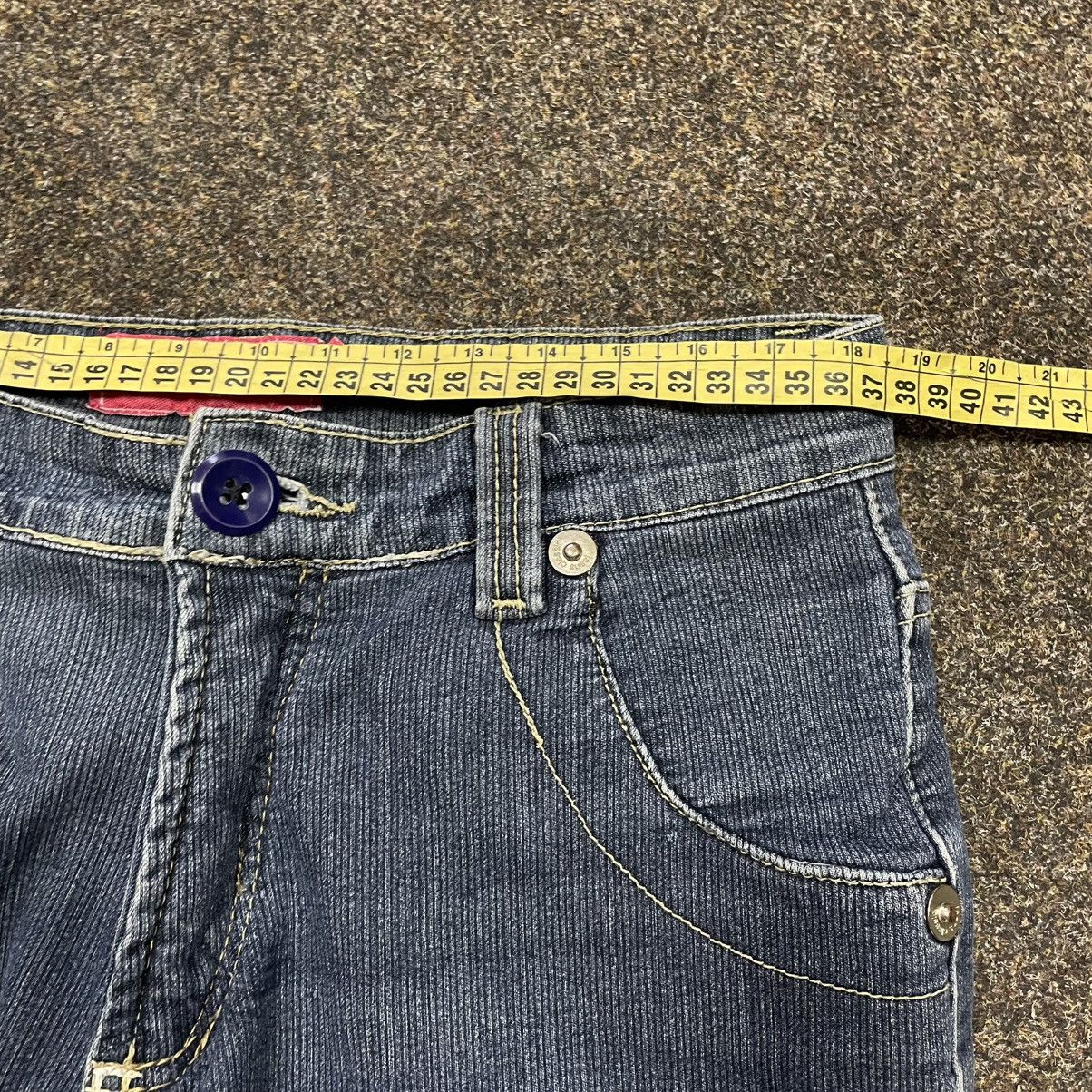 Vintage Vintage Y2K Baggy Flared Jeans Sun Faded Skate Graphic 32 Size 32" / US 10 / IT 46 - 6 Thumbnail