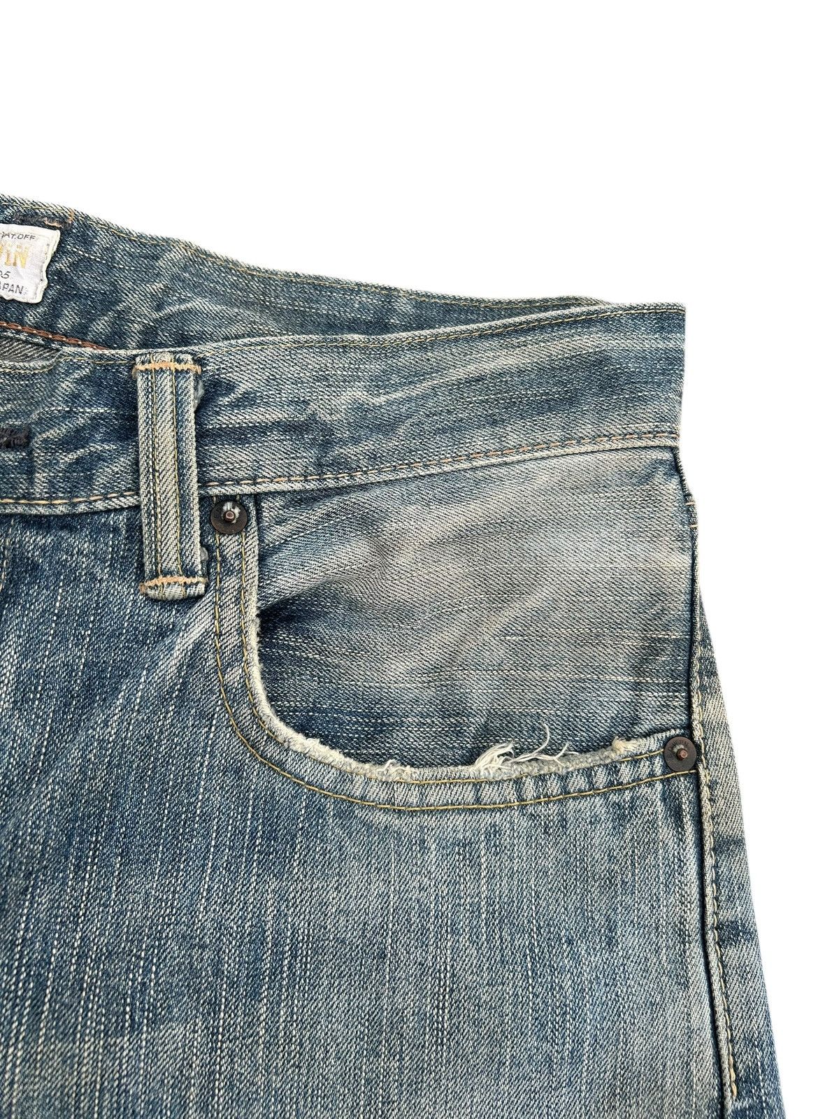 Kapital Vintage Edwin 505zx Selvedge Dirty Patina Denim jeans Size US 34 / EU 50 - 9 Thumbnail
