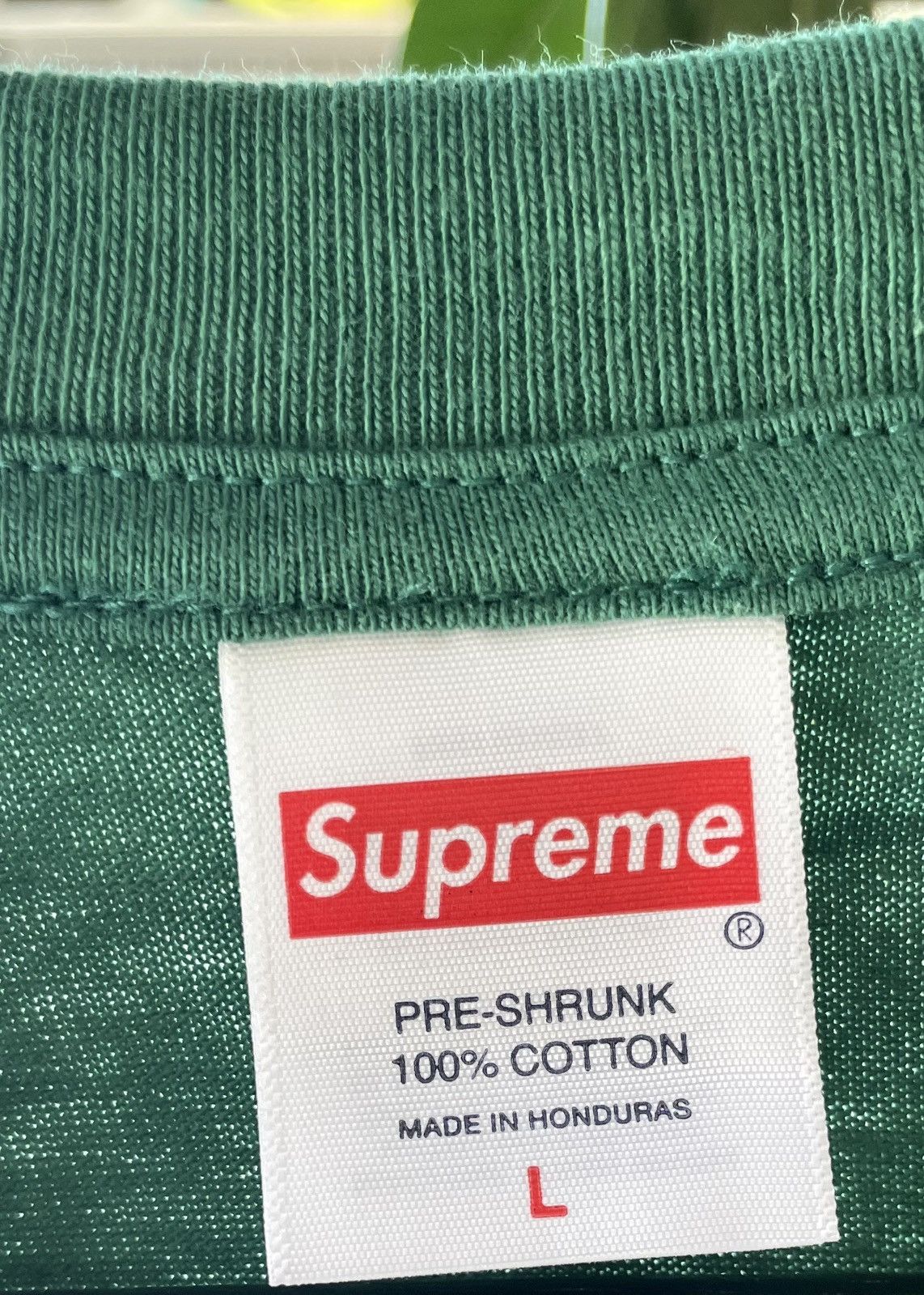 Supreme Supreme Tape Tee Size US L / EU 52-54 / 3 - 3 Thumbnail