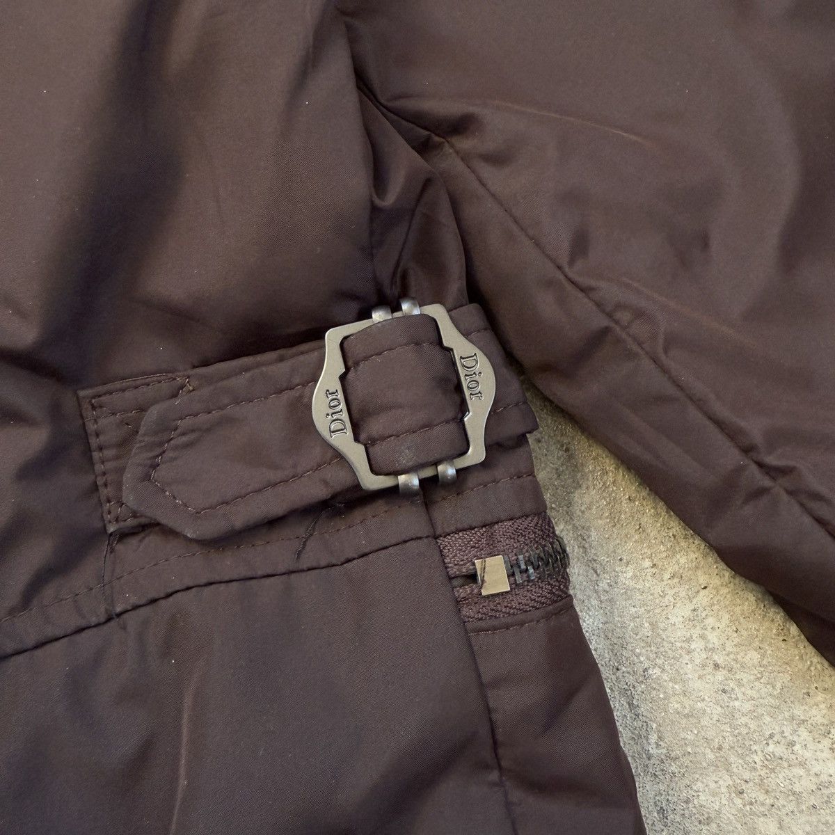 Christian Dior Monsieur Vintage 90’s Christian Dior Paris Real Fur/Nylon Jacket Size L / US 10 / IT 46 - 6 Thumbnail